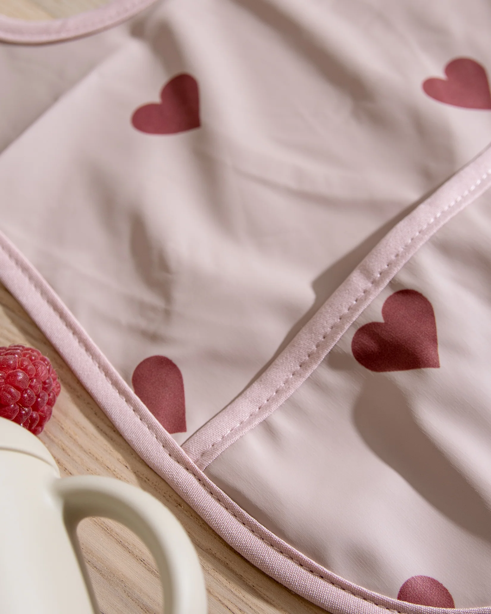 Avtorkbar/Vattentät Haklapp - Rosa Med Hjärtan - Image 3
