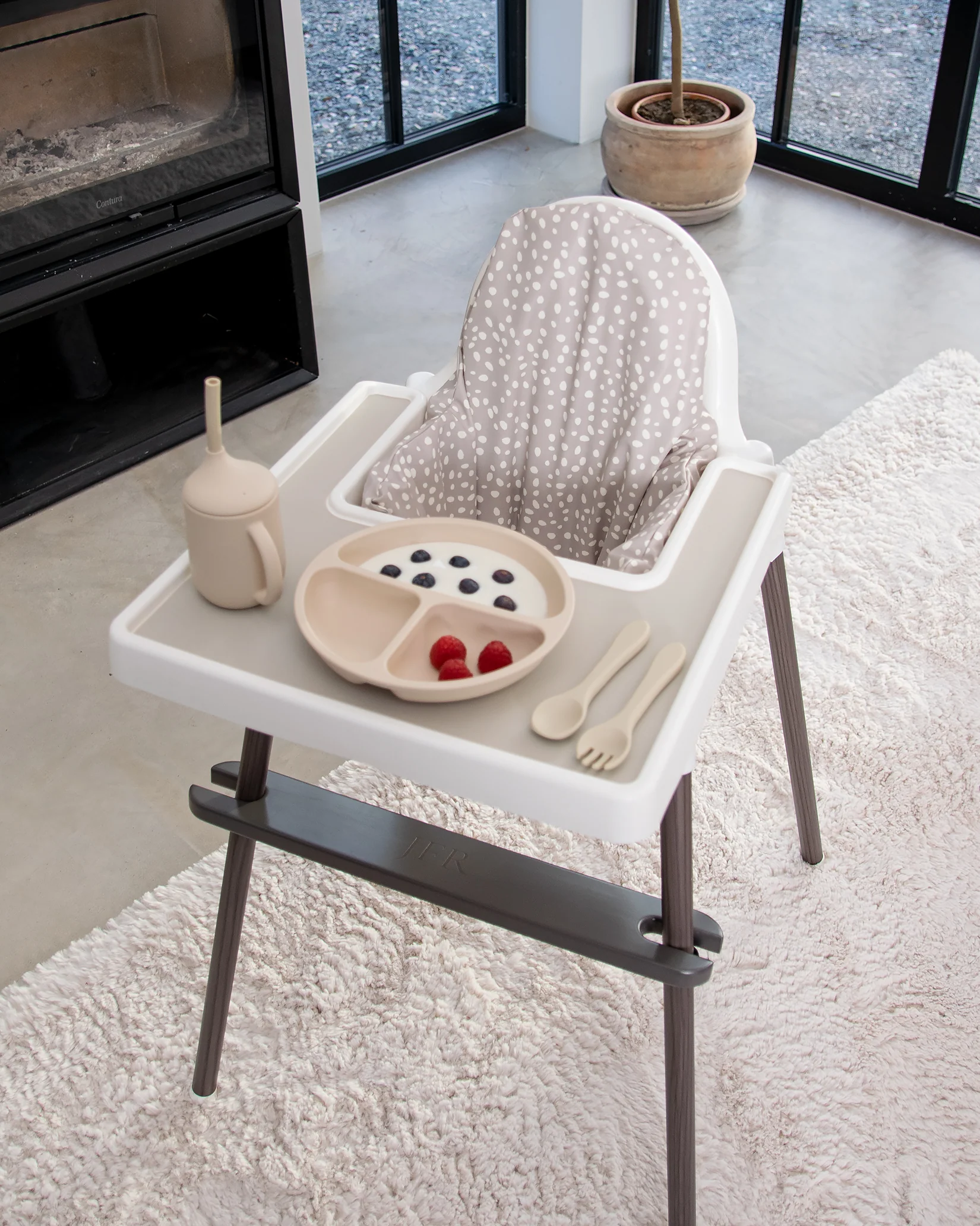 Sittkudde / Stolsdyna - Miniprickar Beige - IKEA Antilop - Image 10