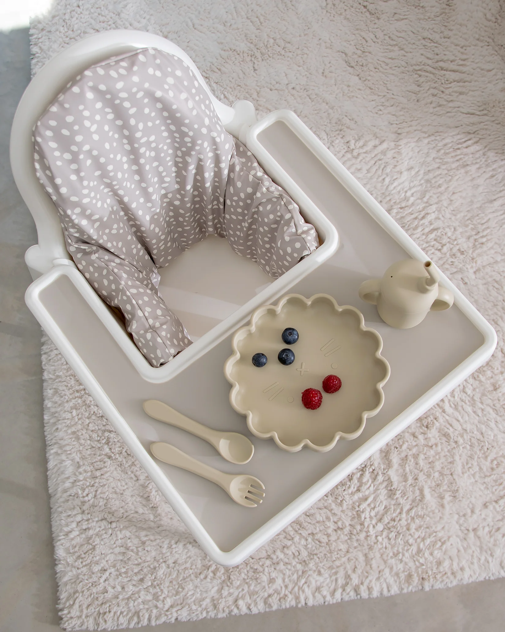 Sittkudde / Stolsdyna - Miniprickar Beige - IKEA Antilop - Image 3