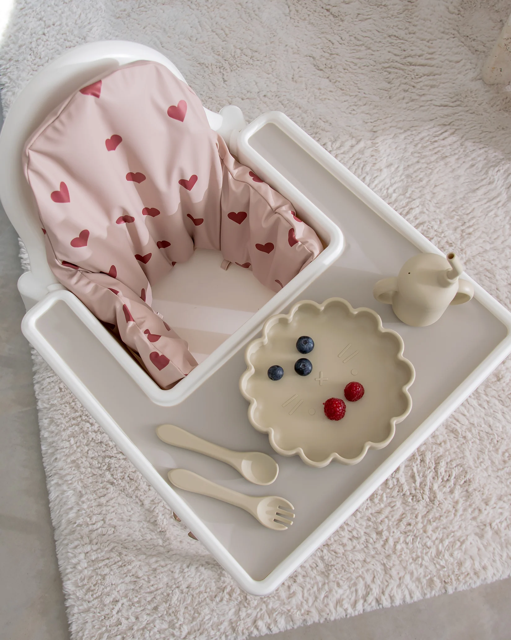 Sittkudde / Stolsdyna - Rosa med hjärtan - IKEA Antilop
