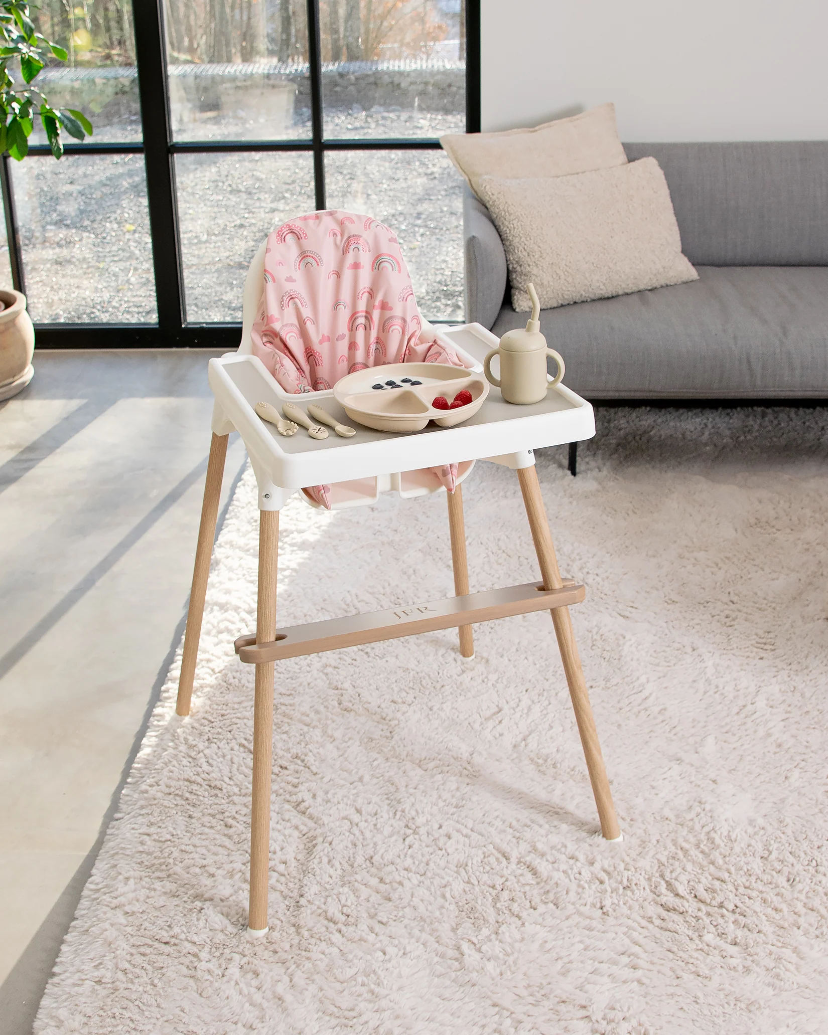 Sittkudde / Stolsdyna - Rosa Moln - IKEA Antilop - Image 2