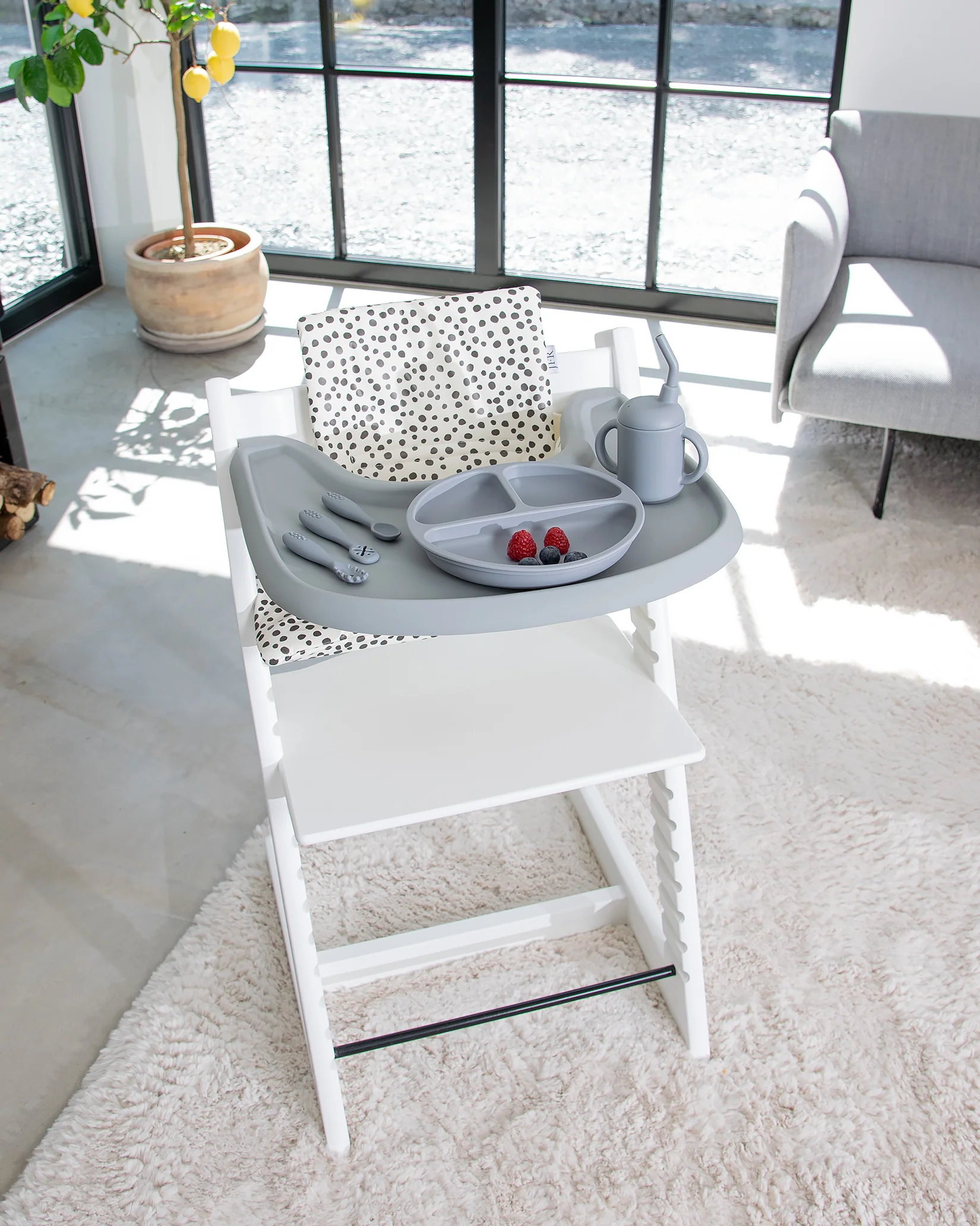 Bricköverdrag till Stokke Tripp Trapp - Medium Grey - Image 4