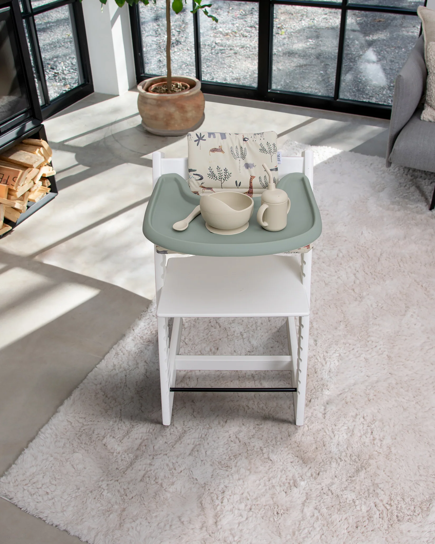 Dyna till Stokke Tripp Trapp - Djungeldjur Beige - Image 4