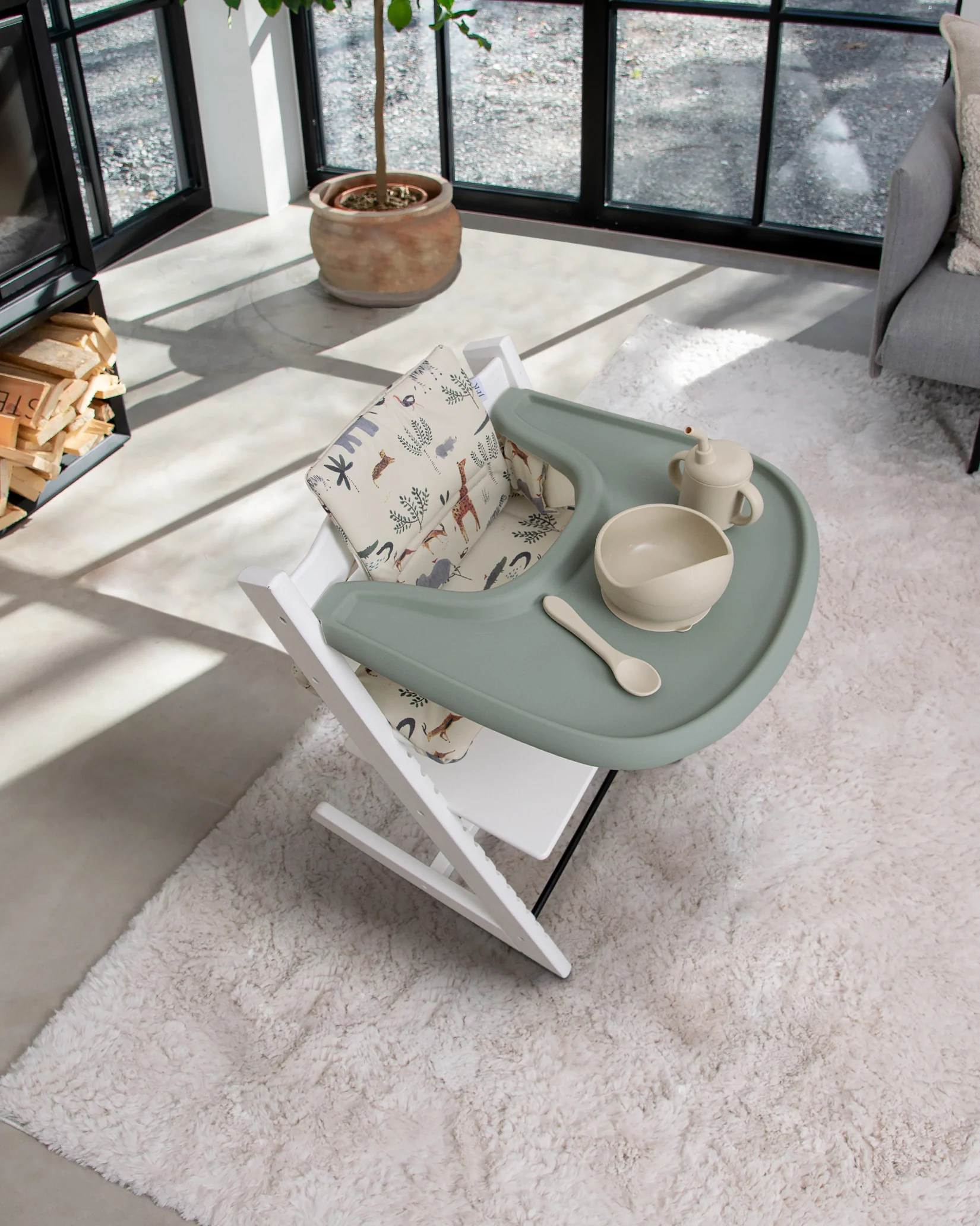 Dyna till Stokke Tripp Trapp - Djungeldjur Beige - Image 5