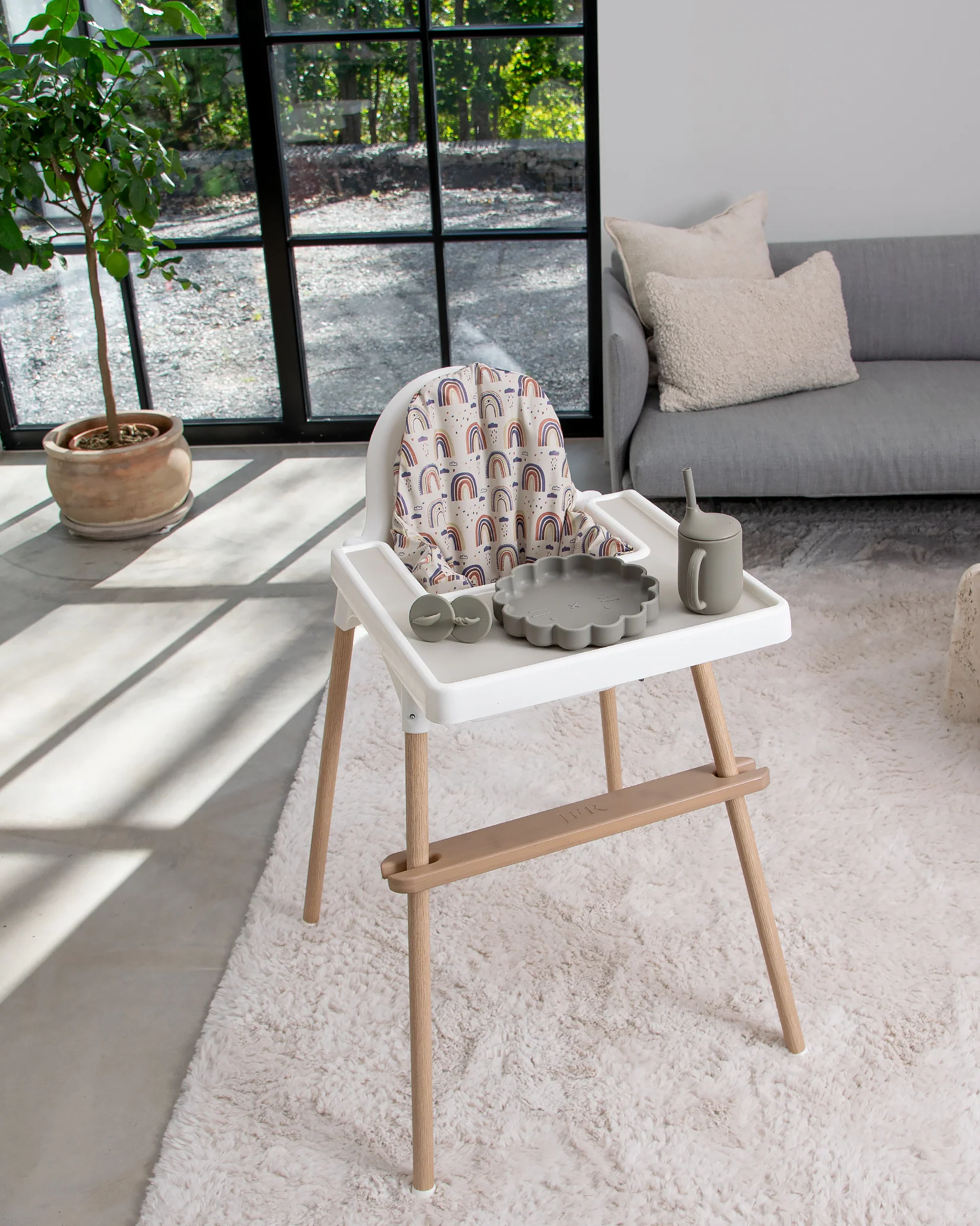 Fotstöd Barnstol Ikea Antilop - Ash Wood - Image 10