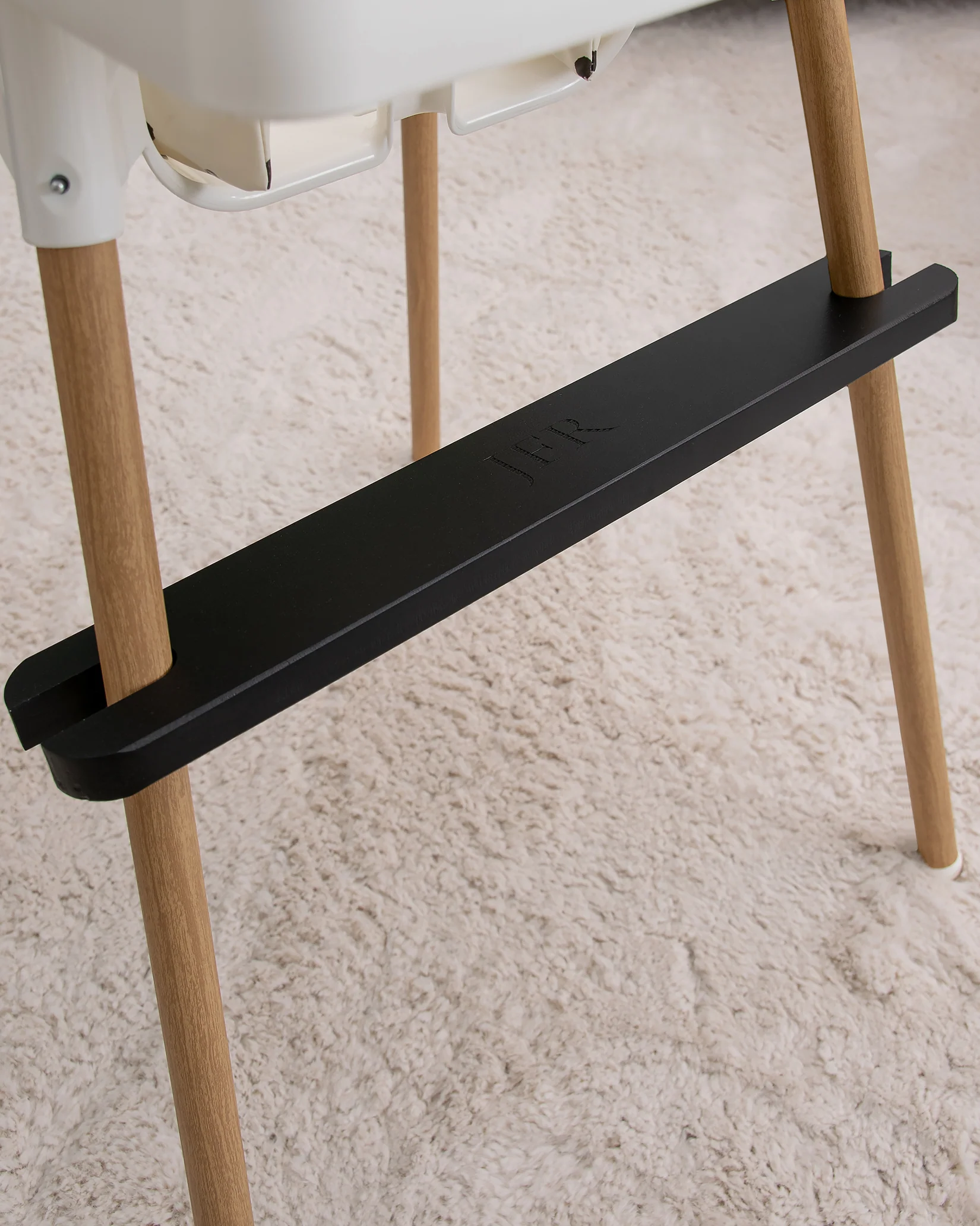 Fotstöd Barnstol Ikea Antilop - Black Wood - Image 4
