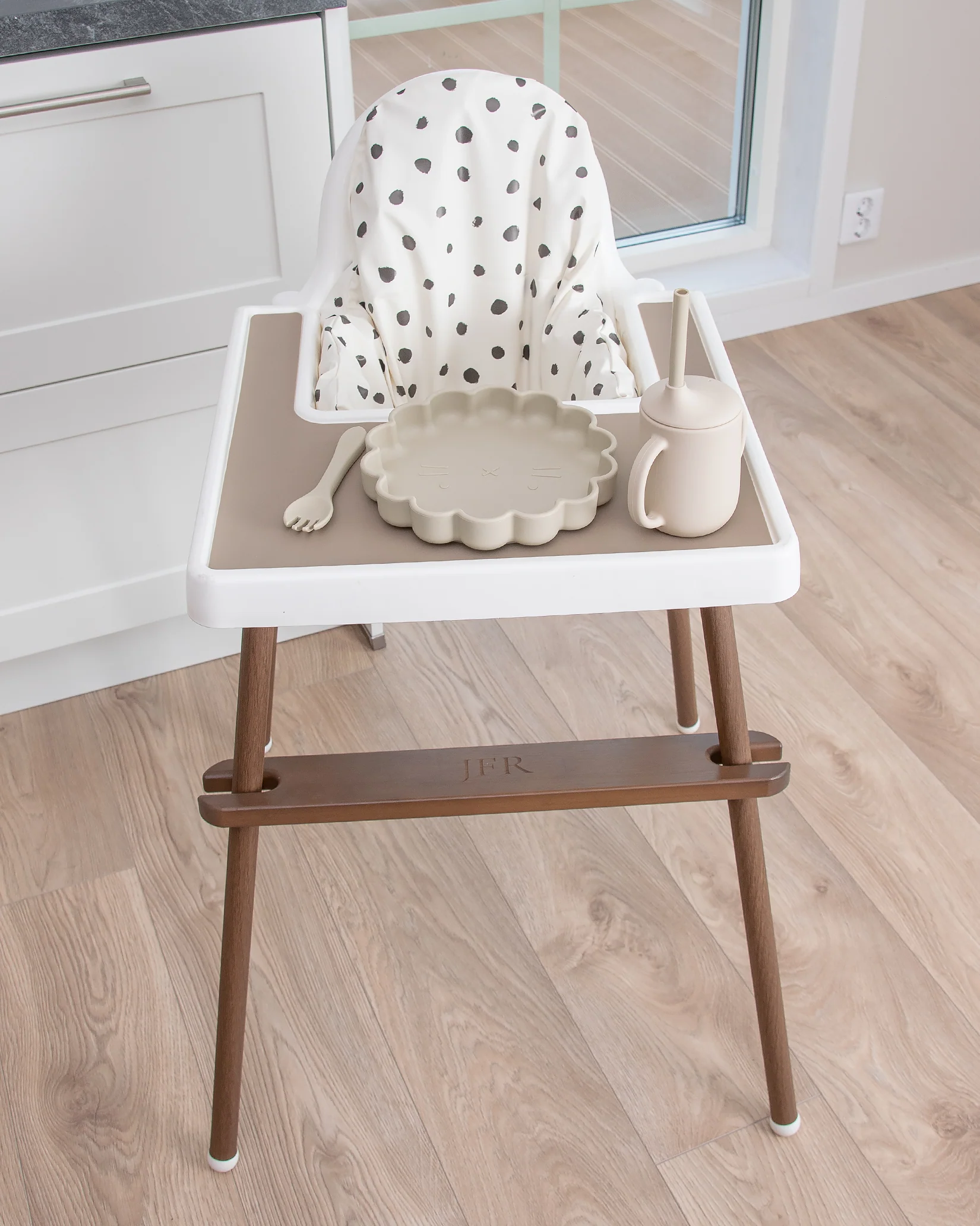Fotstöd Barnstol Ikea Antilop - Brown Wood - Image 12