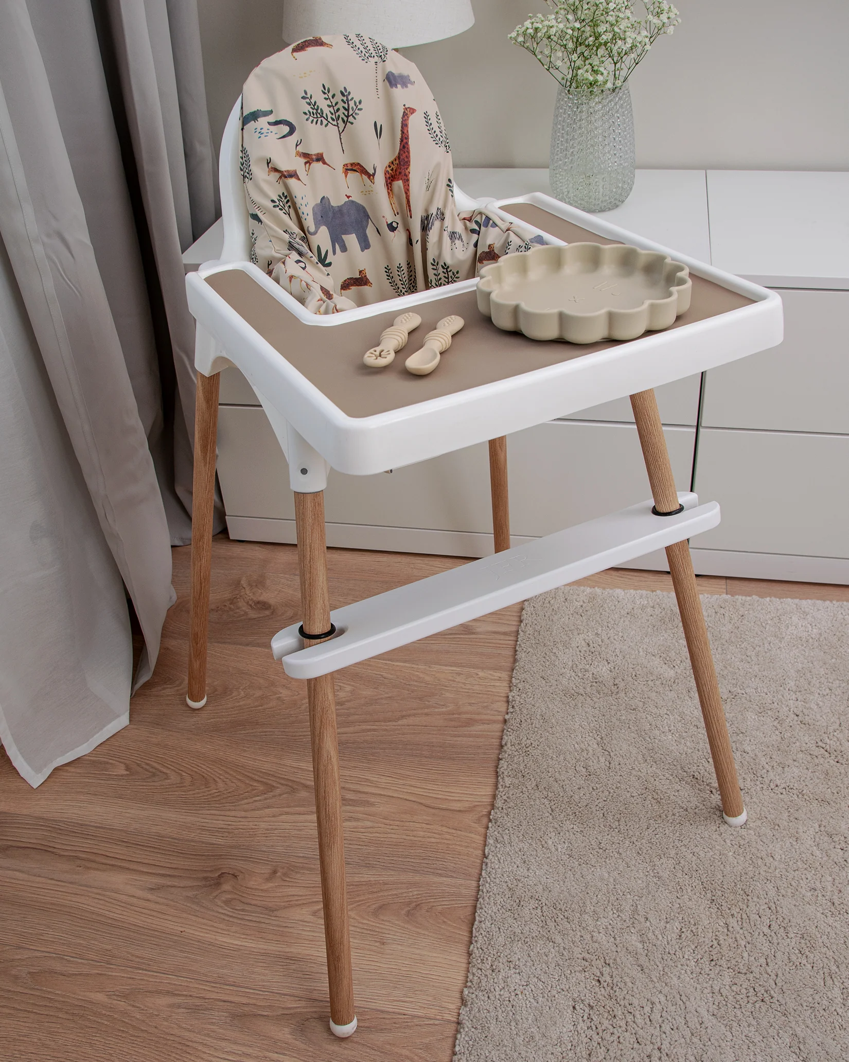 Fotstöd Barnstol Ikea Antilop - Vit - Image 11