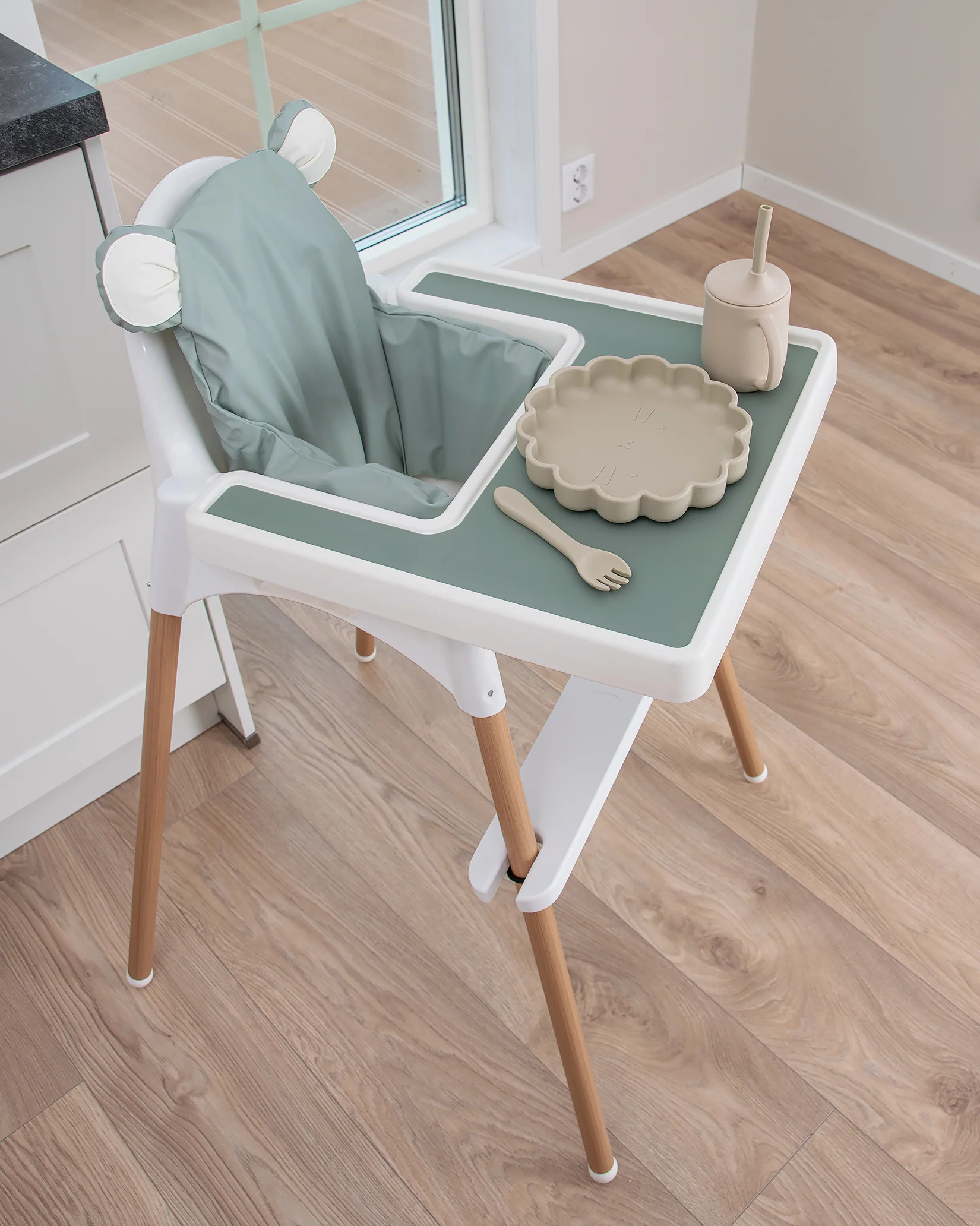 Fotstöd Barnstol Ikea Antilop - Vit - Image 14