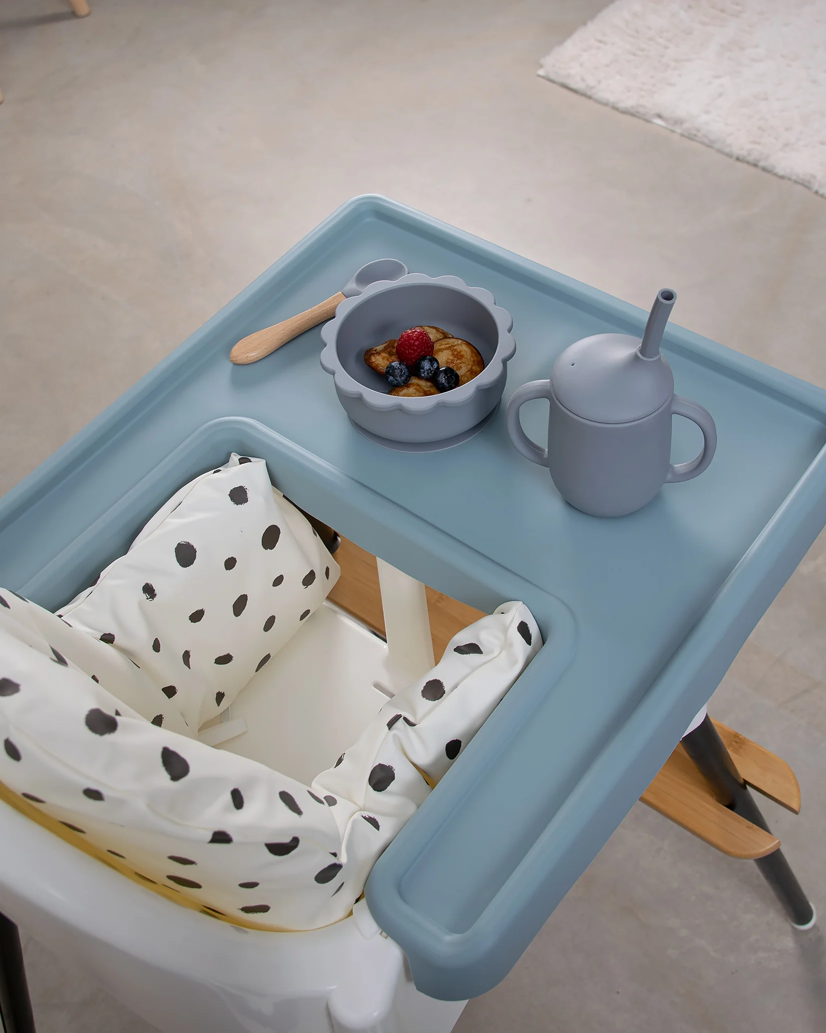 Heltäckande överdrag i silikon - Dusty Blue - Image 5