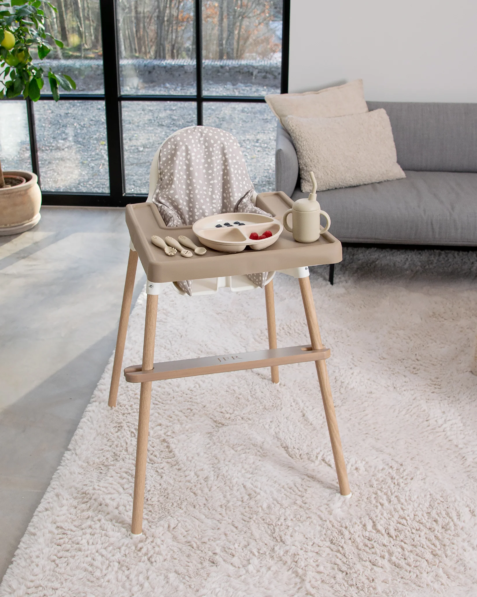Heltäckande överdrag i silikon - Taupe - Image 3