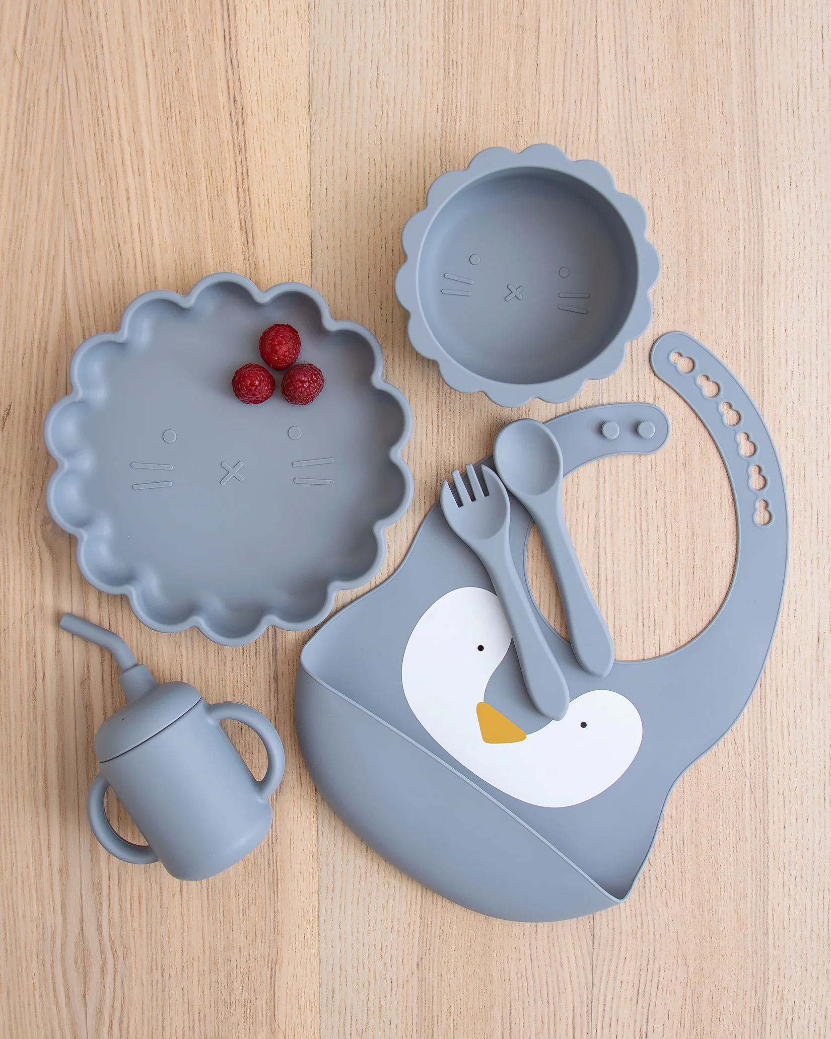 Komplett Barnservis Lyx - Grey