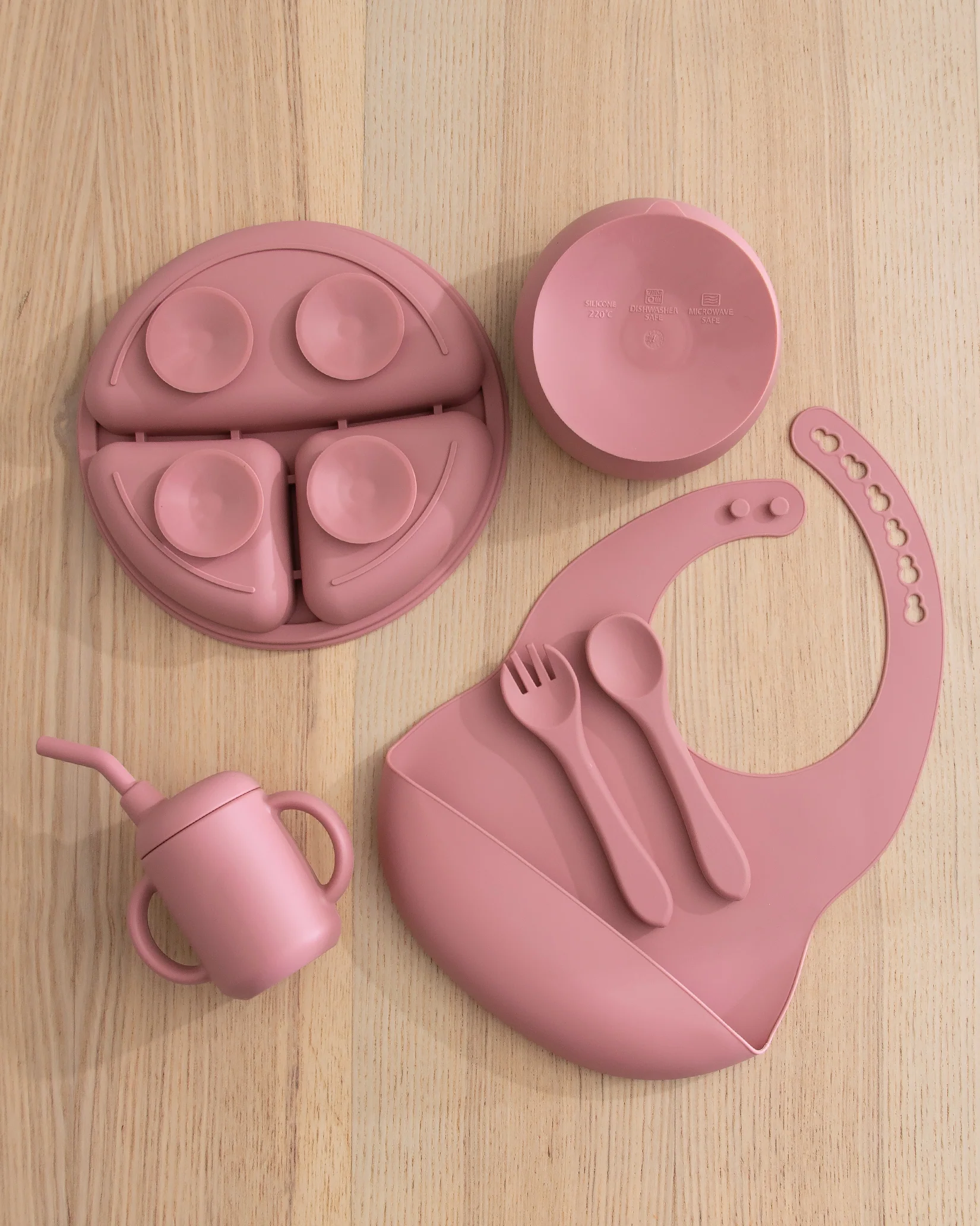 Komplett Barnservis Premium - Dusty Pink - Image 3