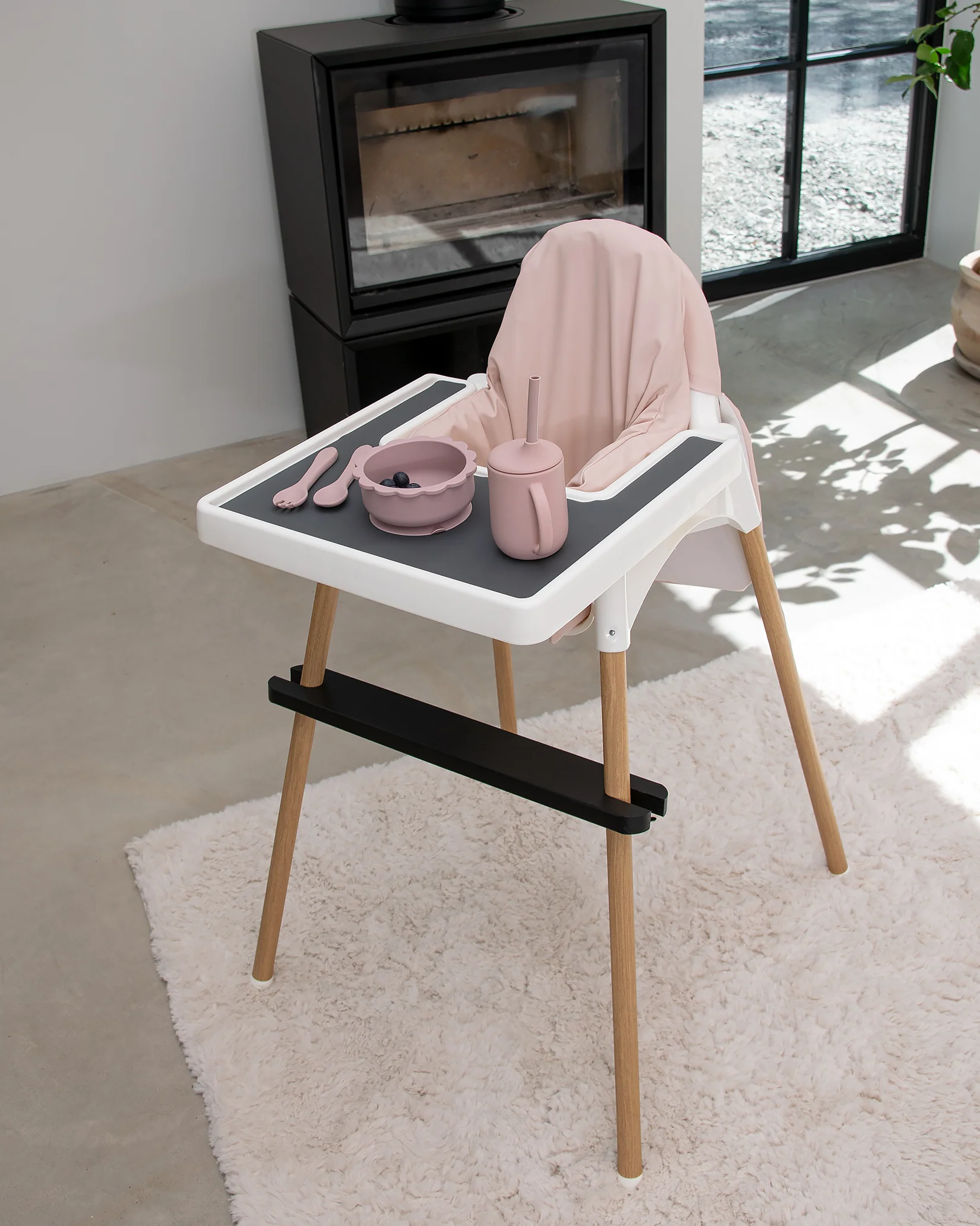 Sittkudde / Stolsdyna - Light Pink - IKEA Antilop - Image 3