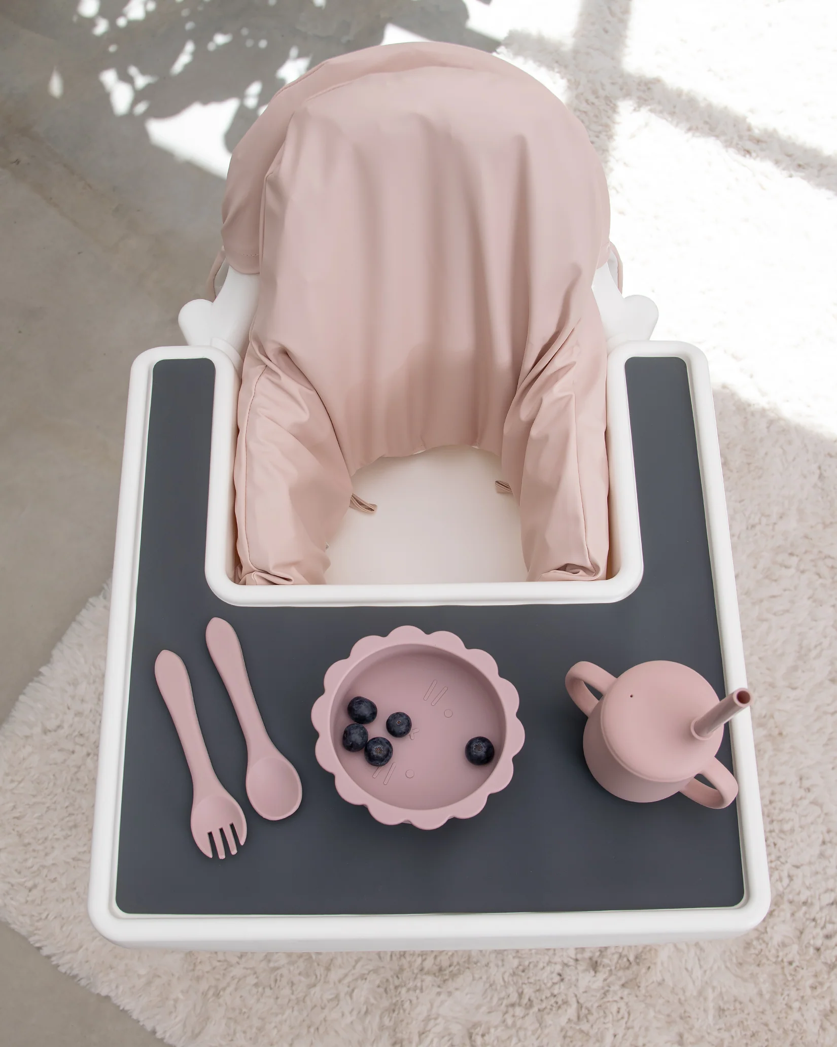 Sittkudde / Stolsdyna - Light Pink - IKEA Antilop - Image 4
