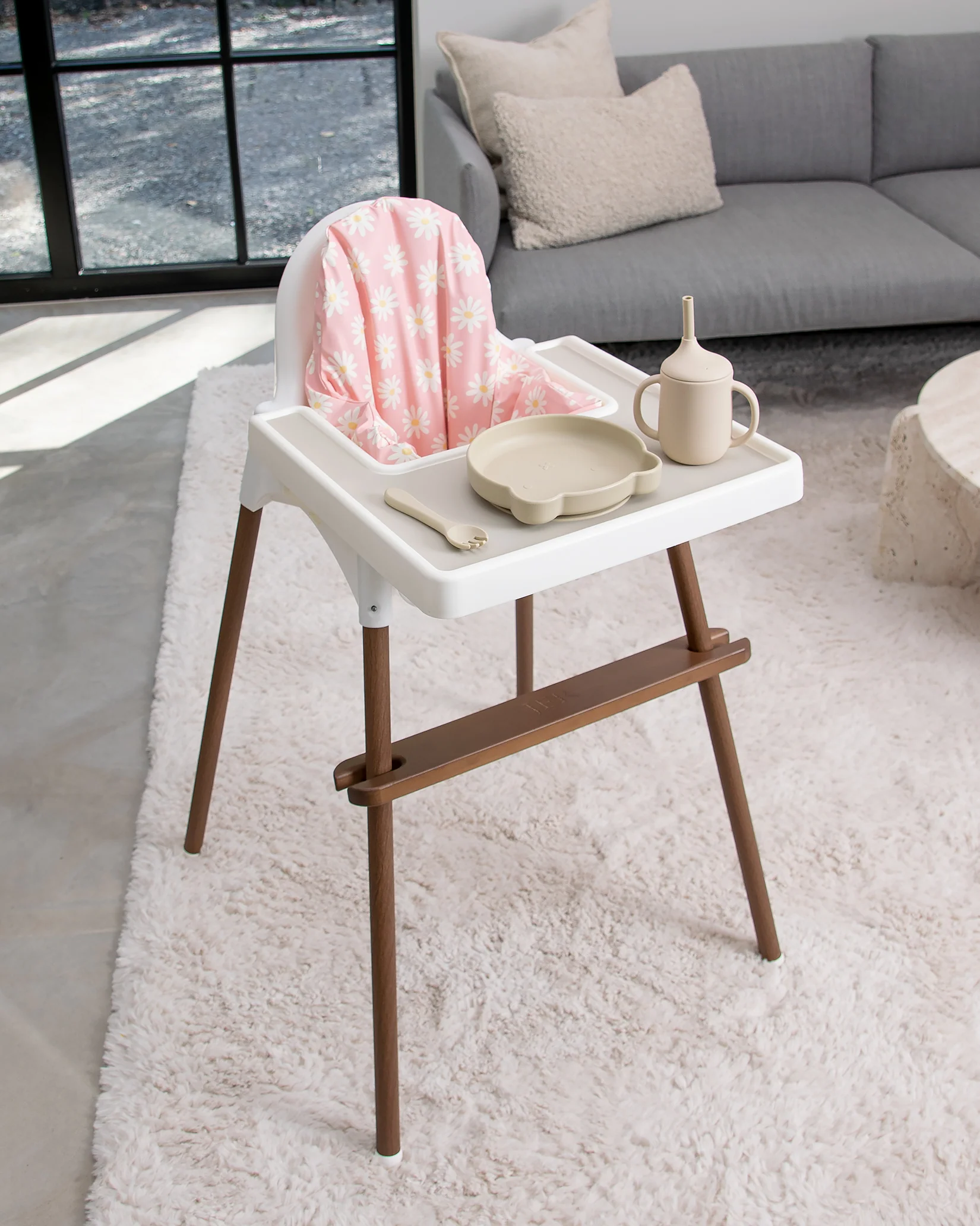Sittkudde / Stolsdyna - Daisy Pink - IKEA Antilop - Image 10