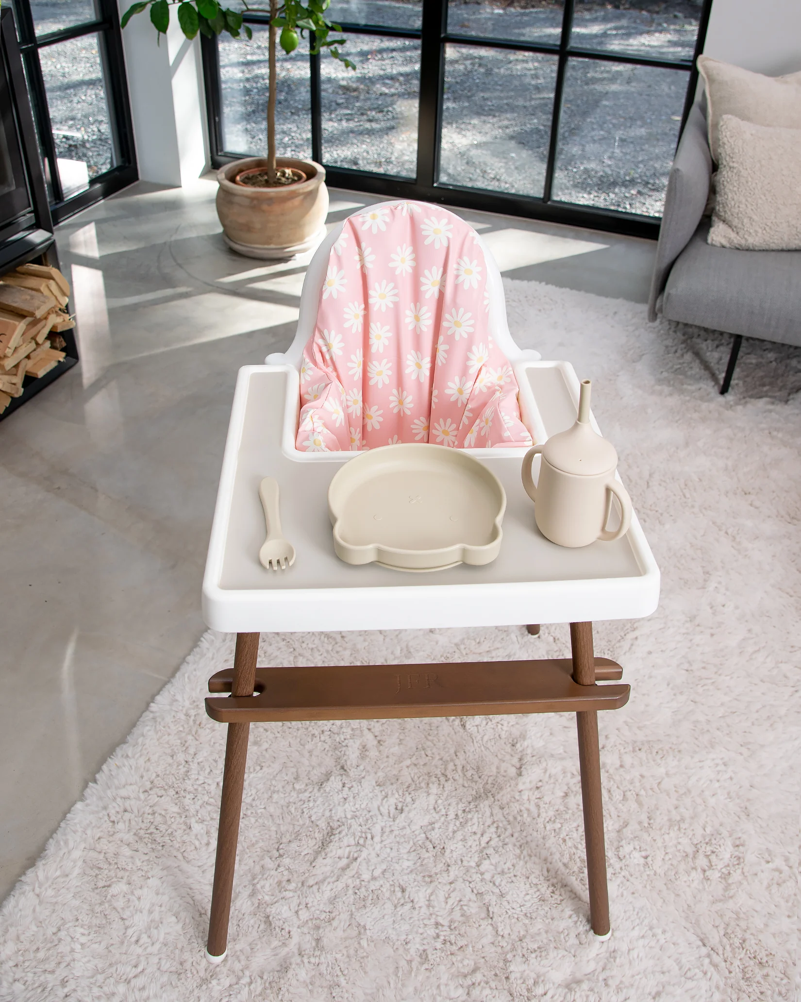Sittkudde / Stolsdyna - Daisy Pink - IKEA Antilop - Image 7