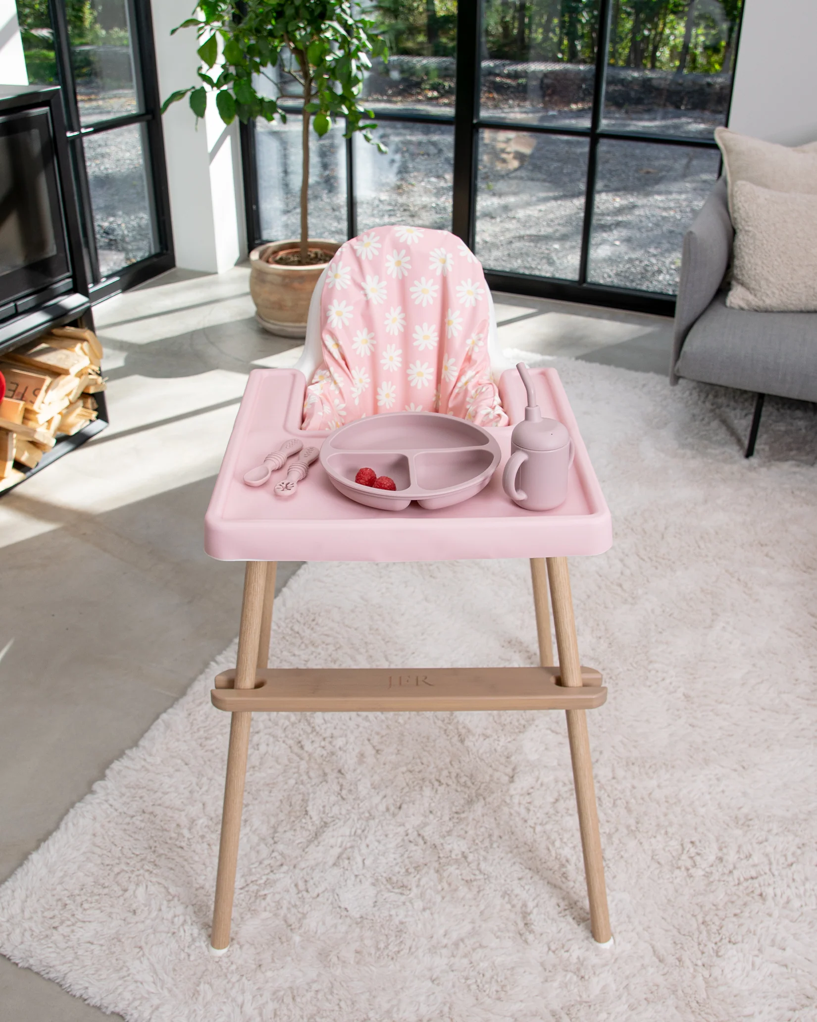 Sittkudde / Stolsdyna - Daisy Pink - IKEA Antilop - Image 8