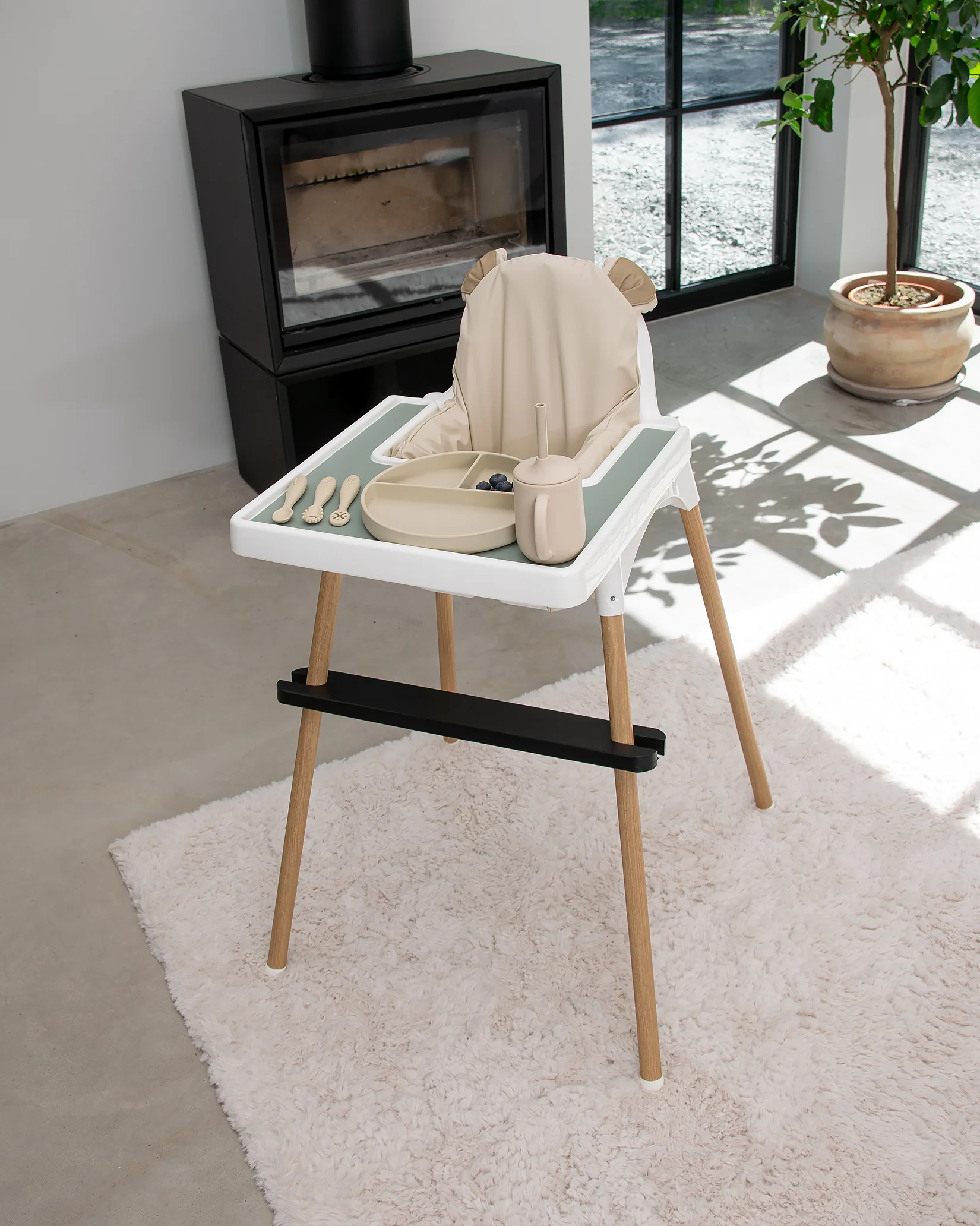 Sittkudde / Stolsdyna - Teddy Beige - IKEA Antilop - Image 2