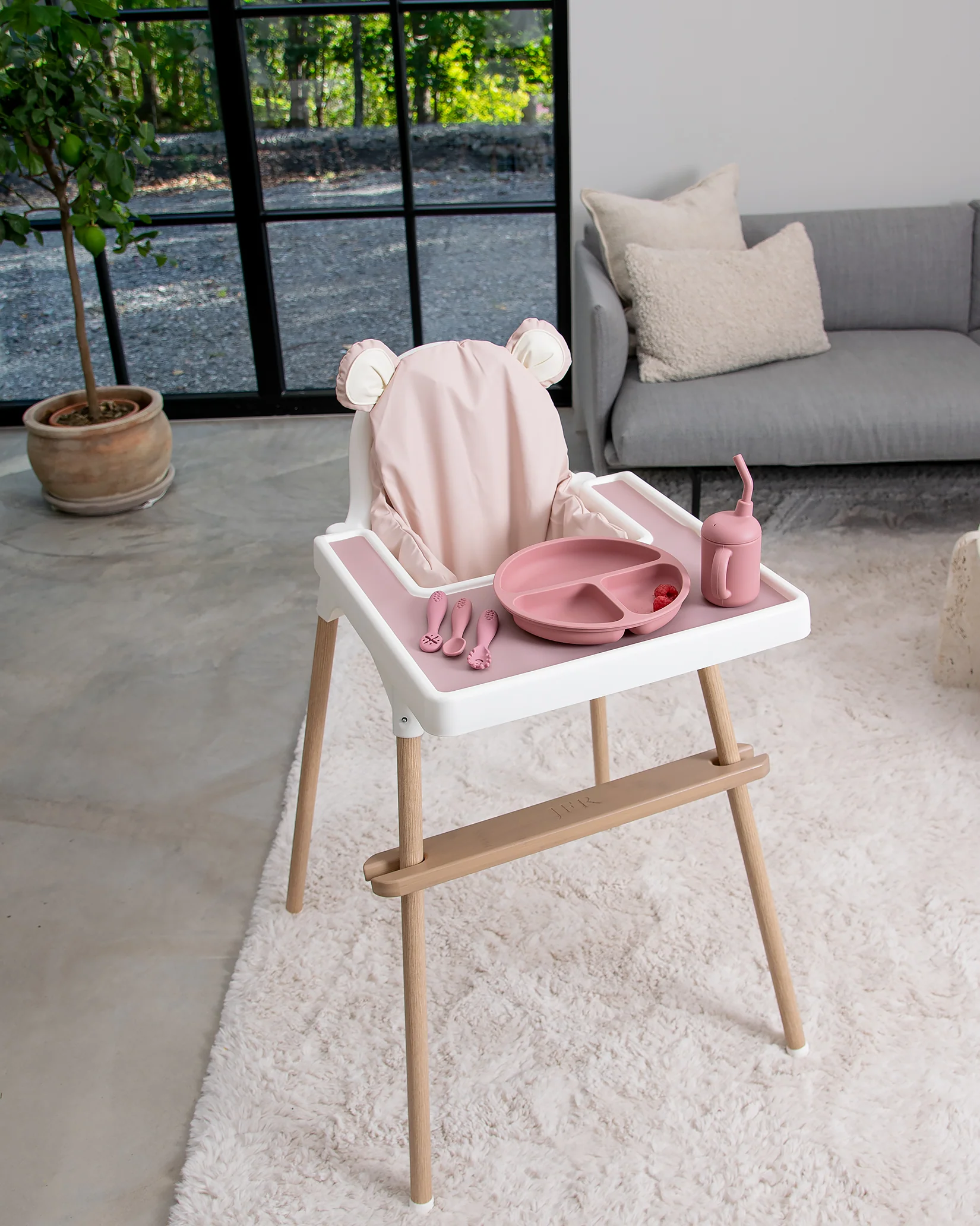 Sittkudde / Stolsdyna - Teddy Pink - IKEA Antilop - Image 2