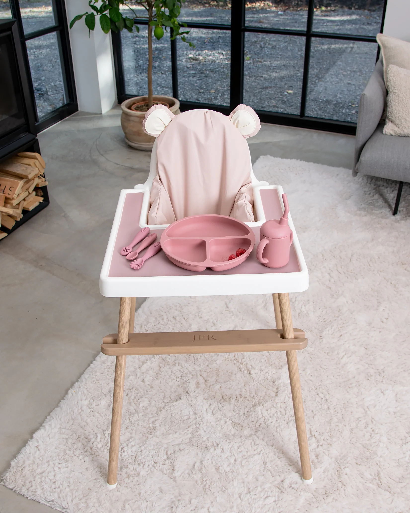 Sittkudde / Stolsdyna - Teddy Pink - IKEA Antilop - Image 4