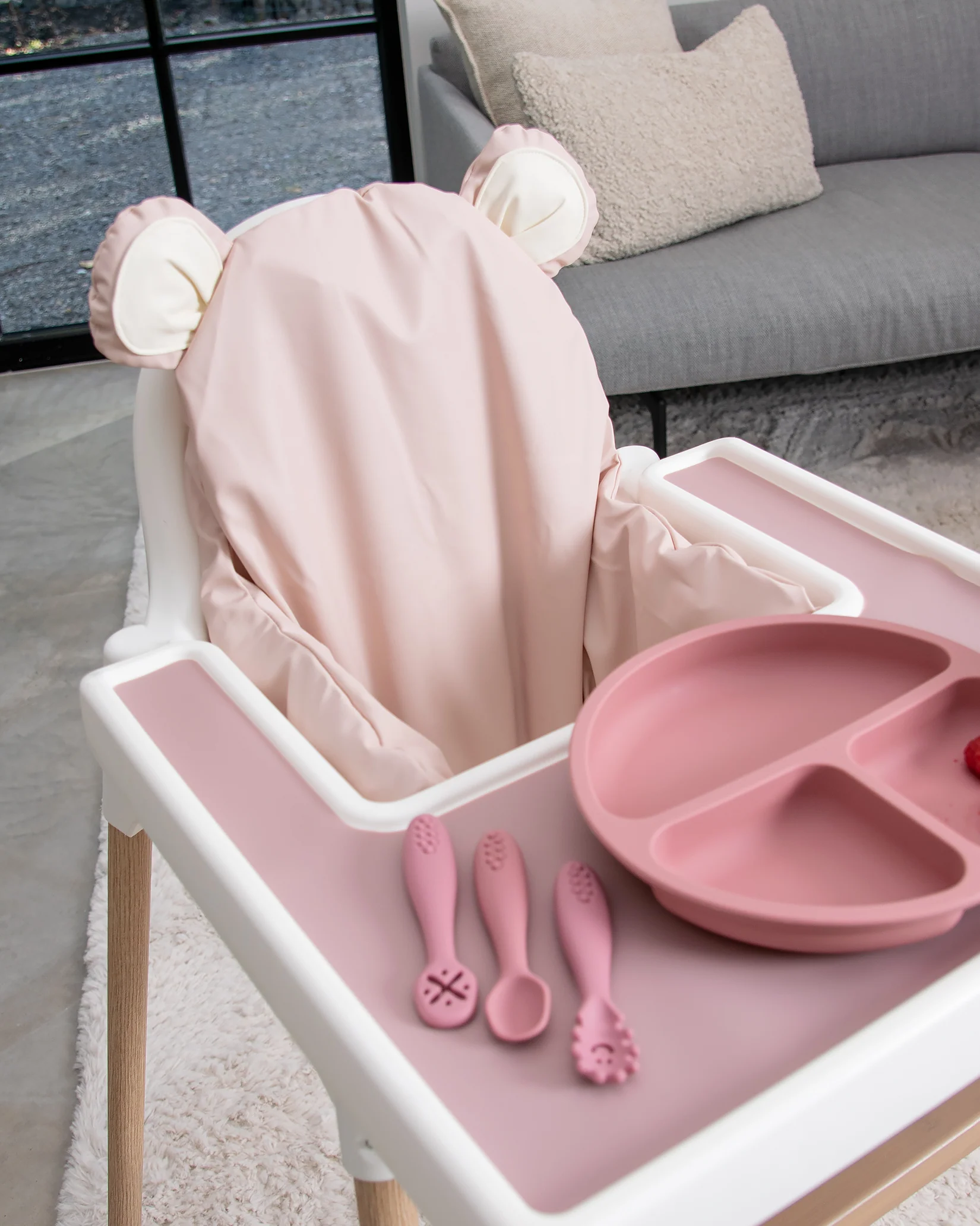 Sittkudde / Stolsdyna - Teddy Pink - IKEA Antilop - Image 5