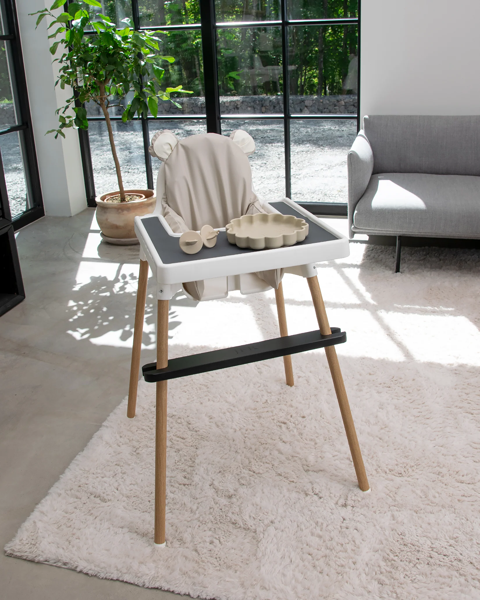 Sittkudde / Stolsdyna - Teddy Sand - IKEA Antilop