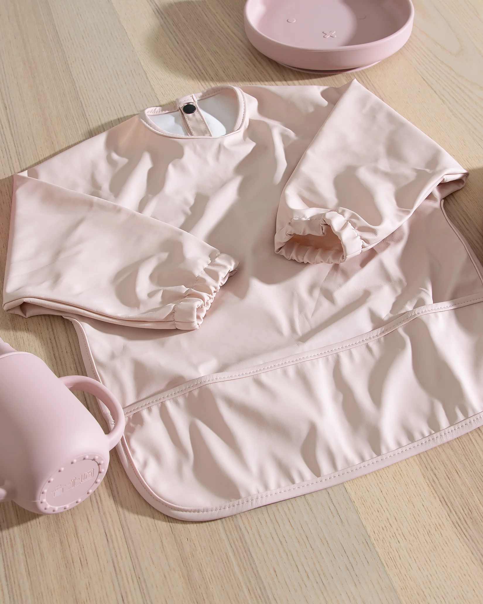 Långärmad Haklapp - Blush Pink - Image 2