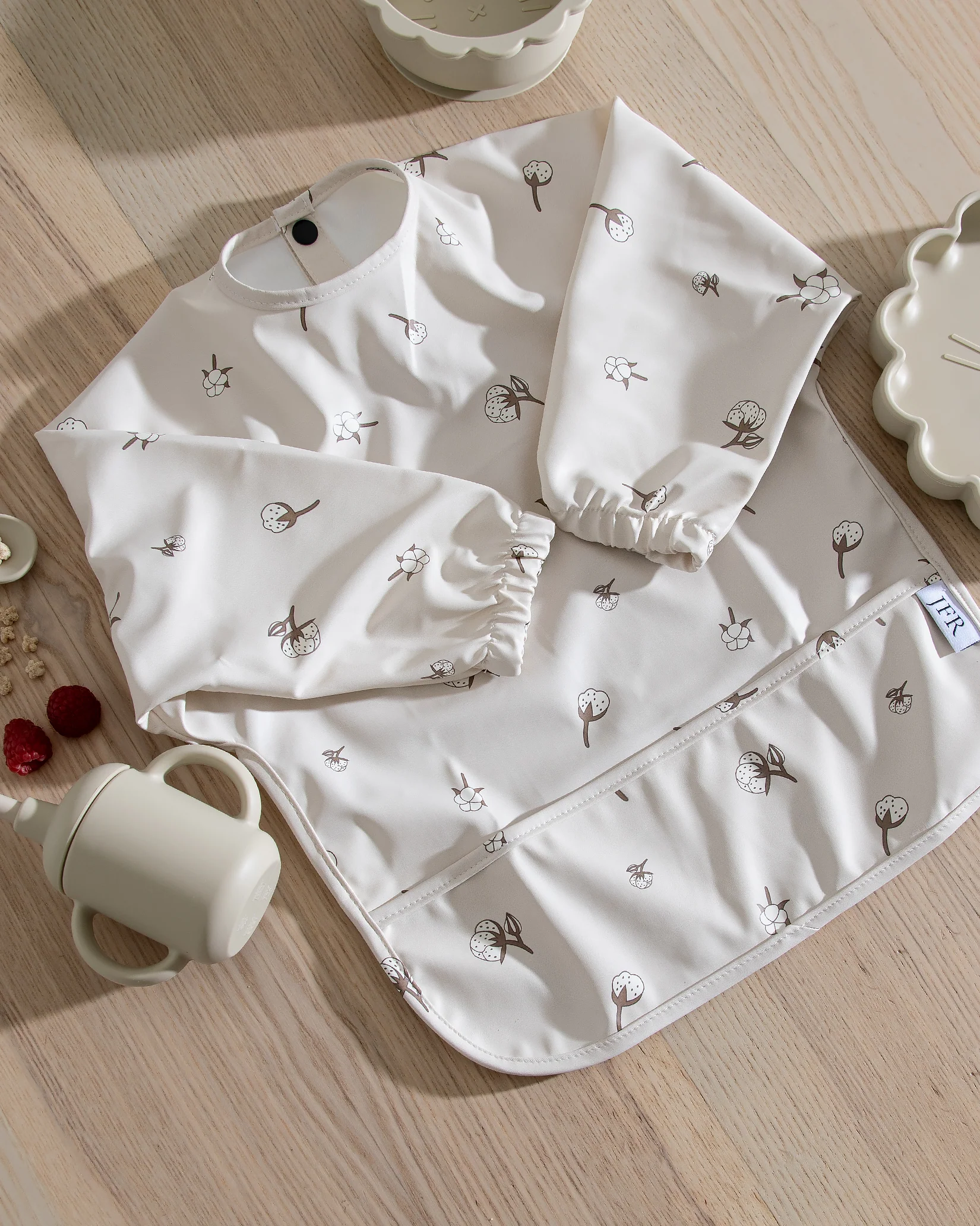 Långärmad Haklapp - Cotton Clouds - Image 2