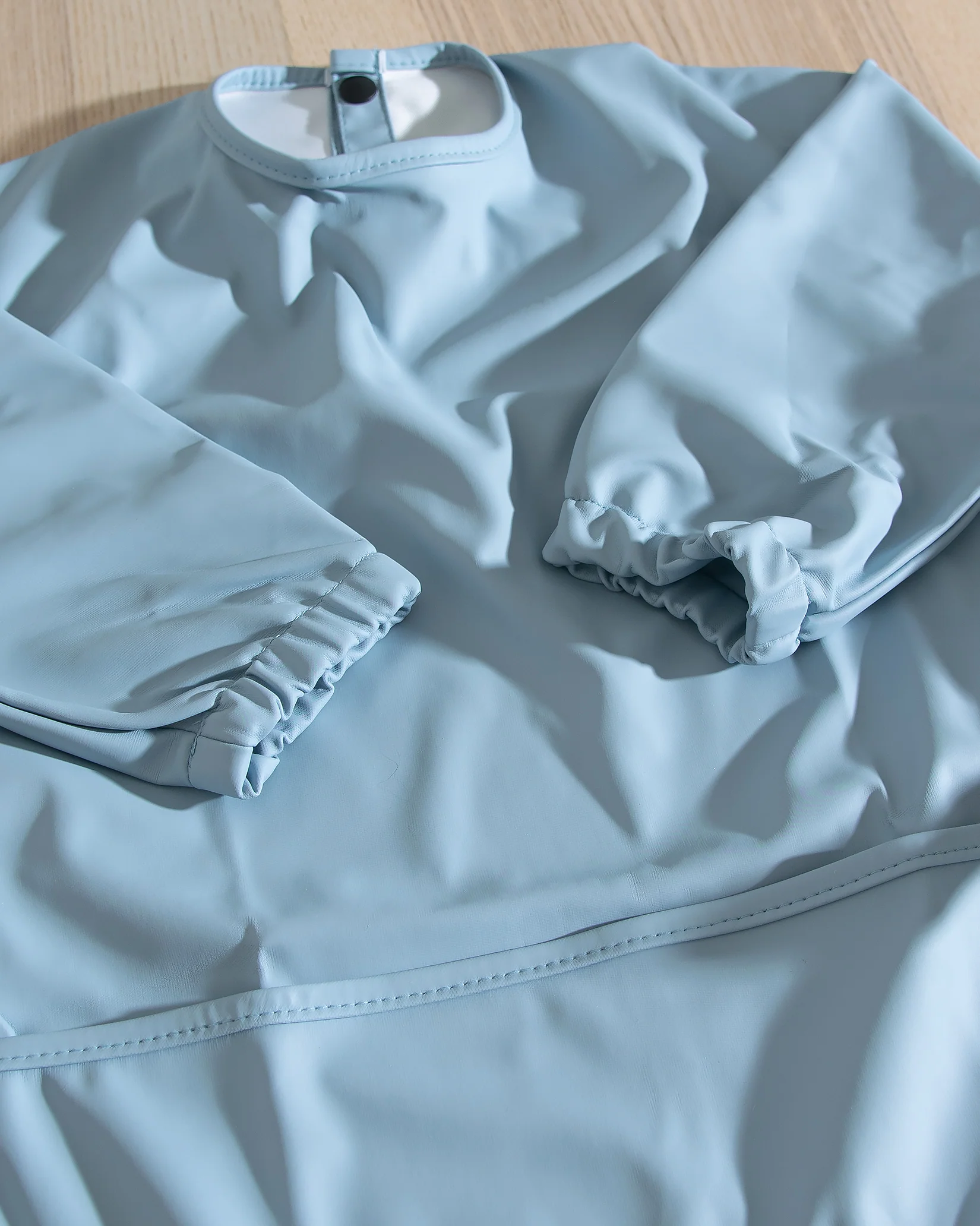 Långärmad Haklapp - Dusty Blue - Image 3