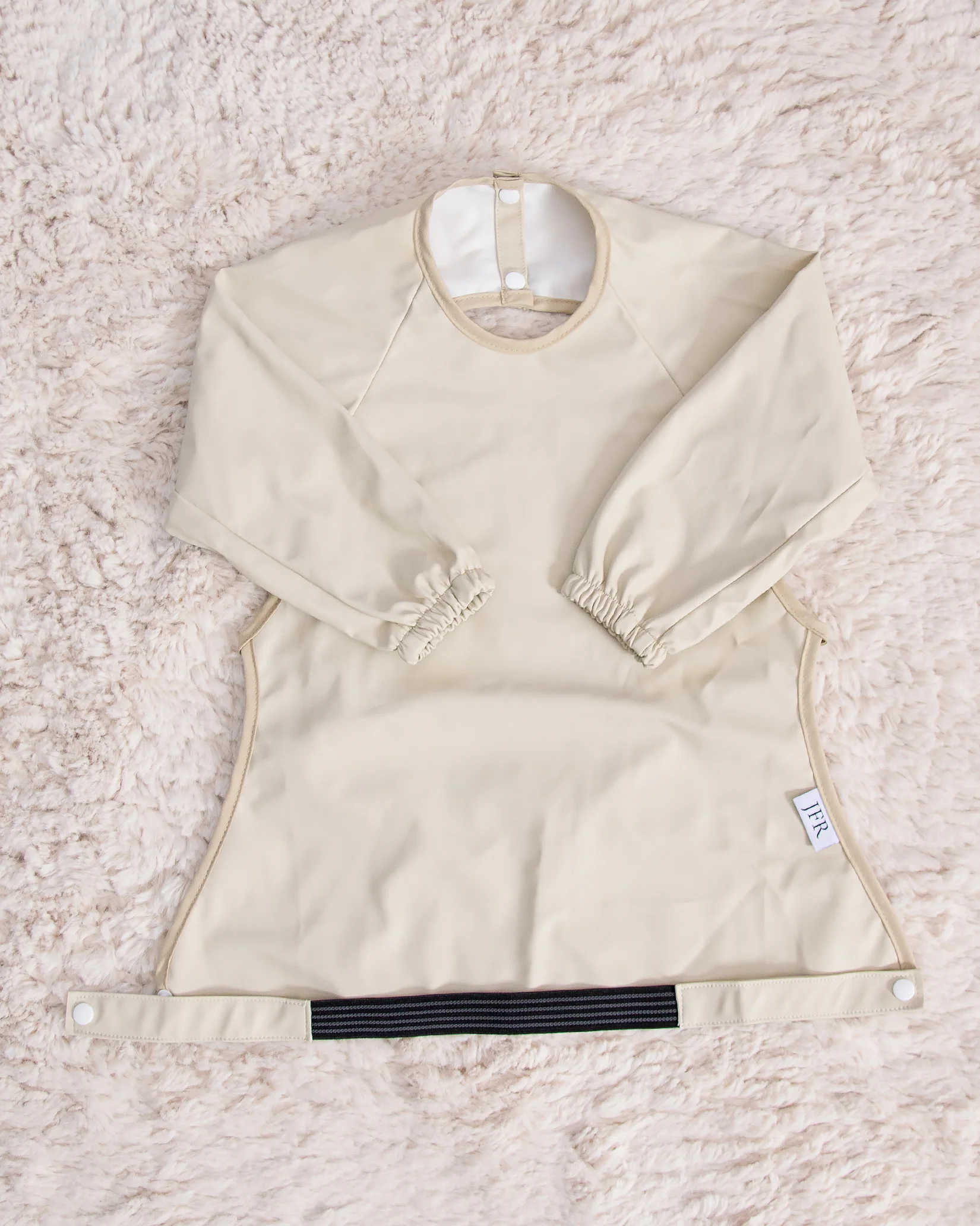 Långärmad Haklapp Med Förkläde - Beige - Image 6