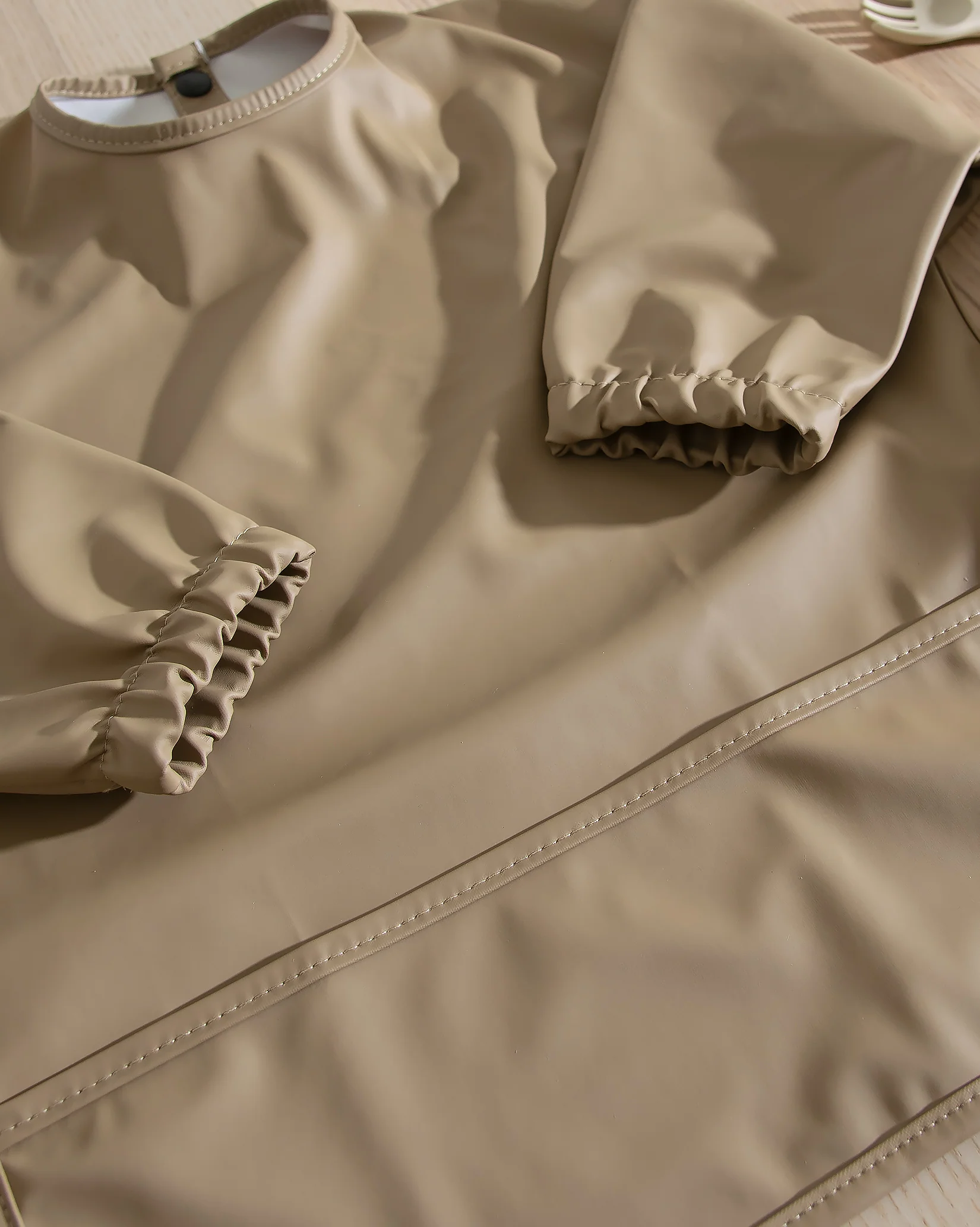 Långärmad Haklapp - Taupe - Image 3