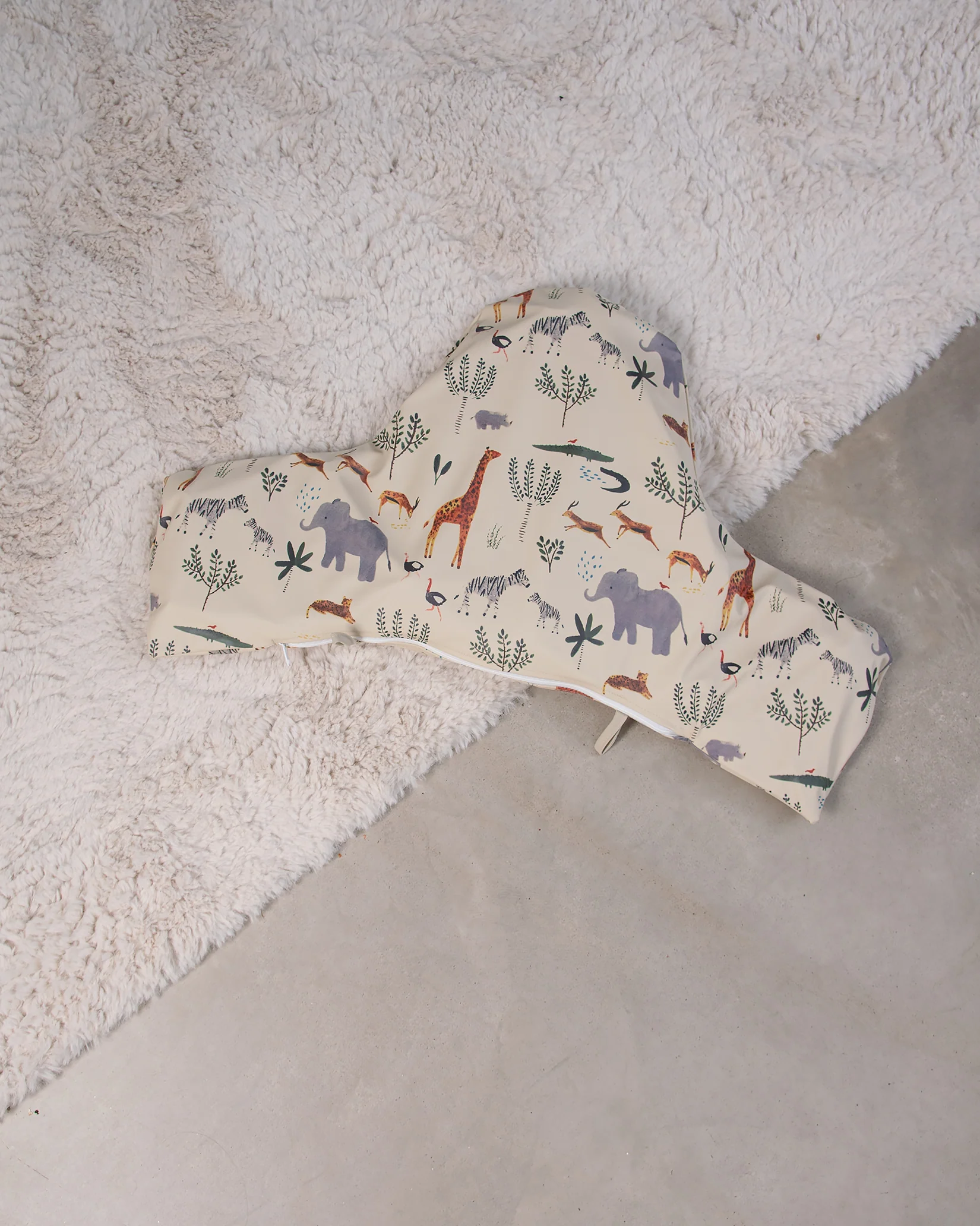Sittkudde / Stolsdyna - Djungeldjur Beige - IKEA Antilop - Image 6