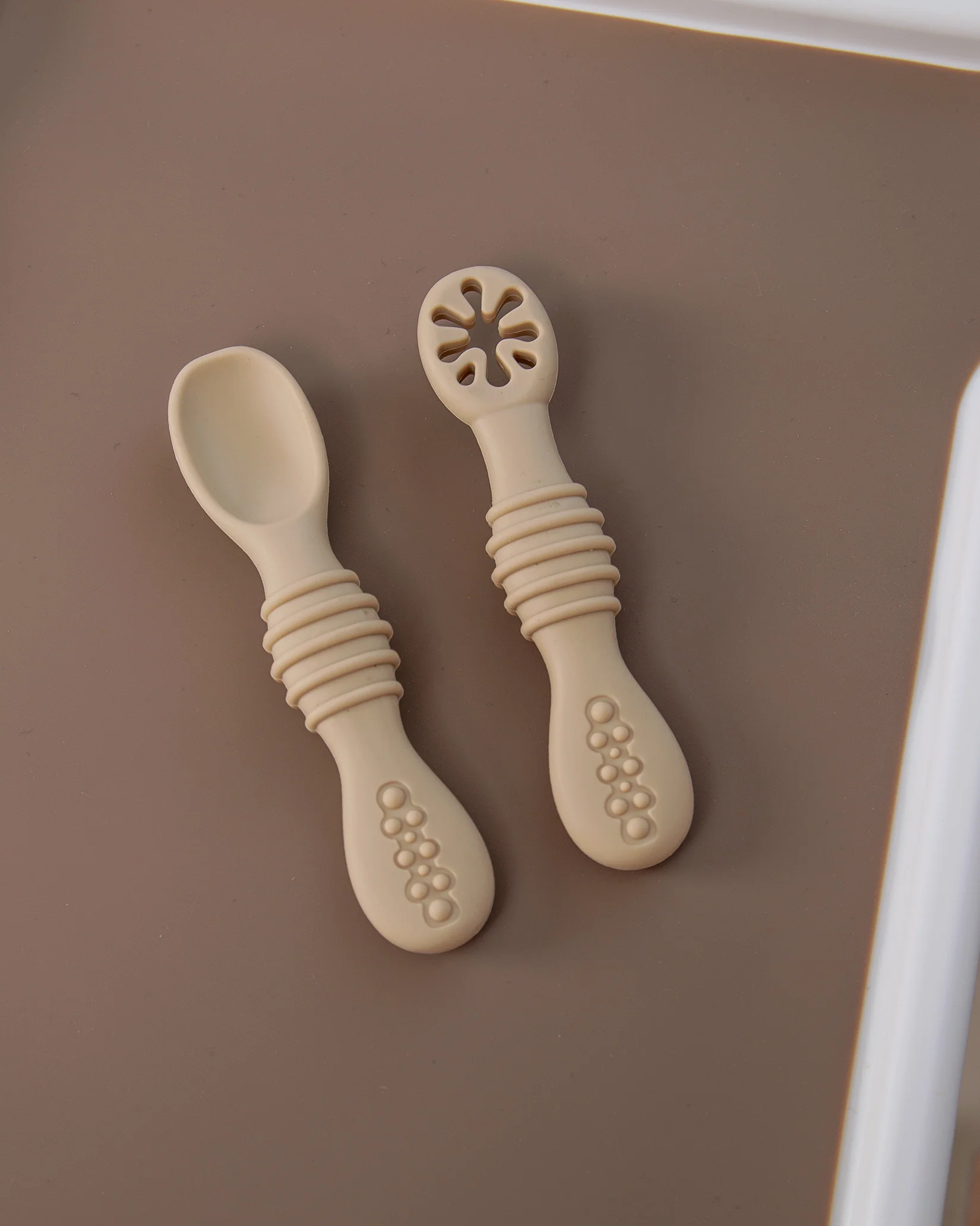 Pre-Spoon/Nybörjarsked - Beige (2 st) - Image 4
