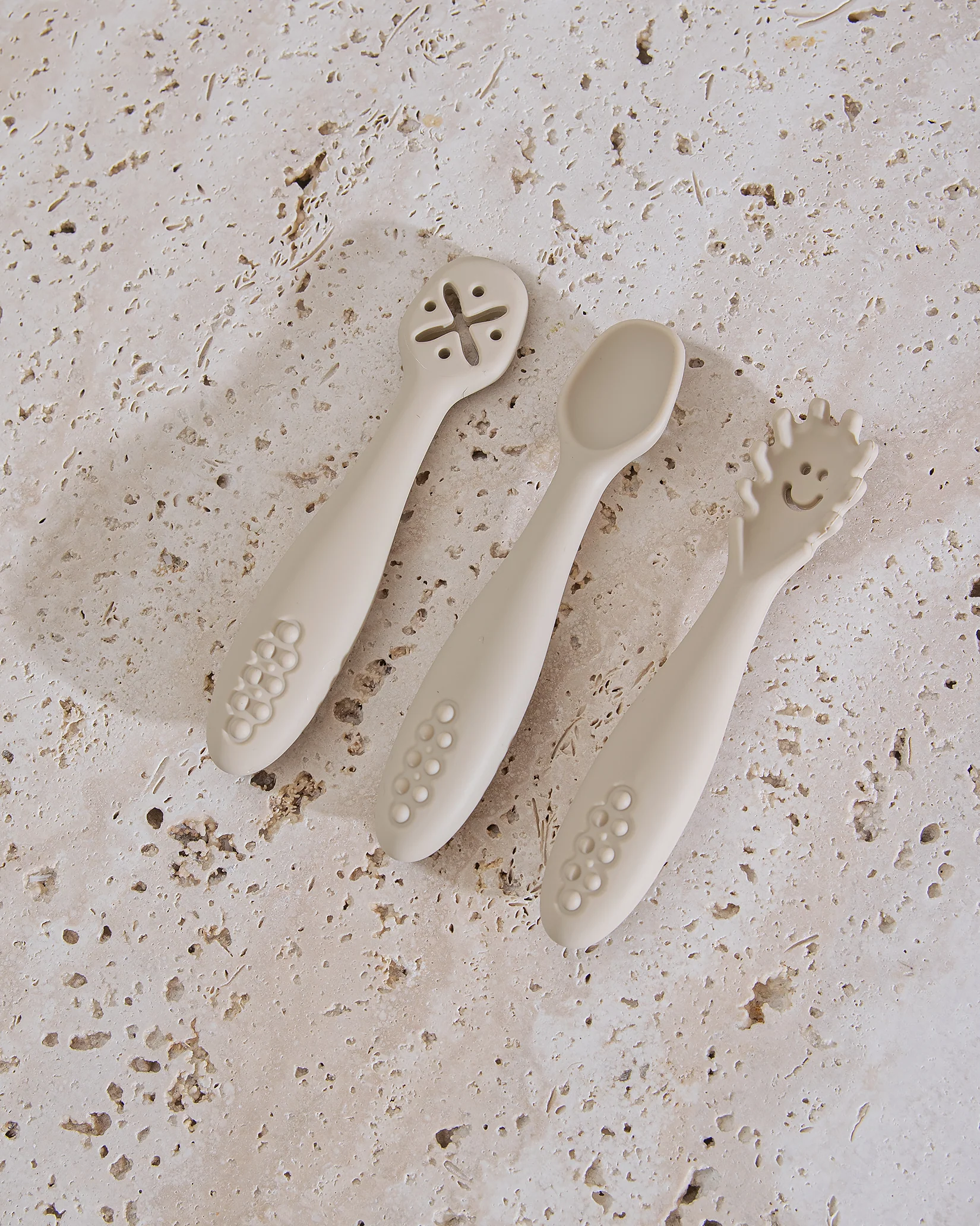 Pre-Spoon/Nybörjarsked - Beige (3 st) - Image 3