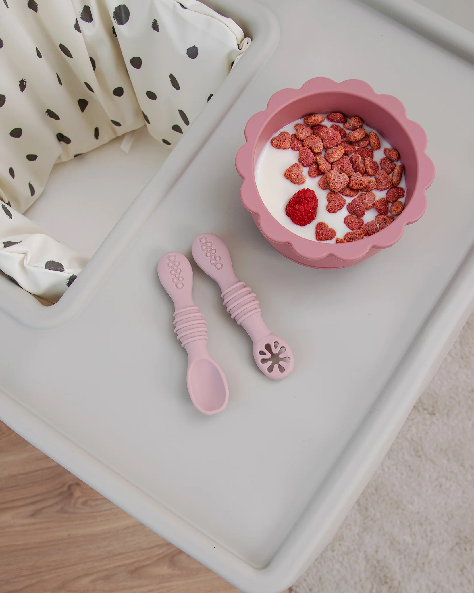 Pre-Spoon/Nybörjarsked - Blush Pink (2 st) - Image 3