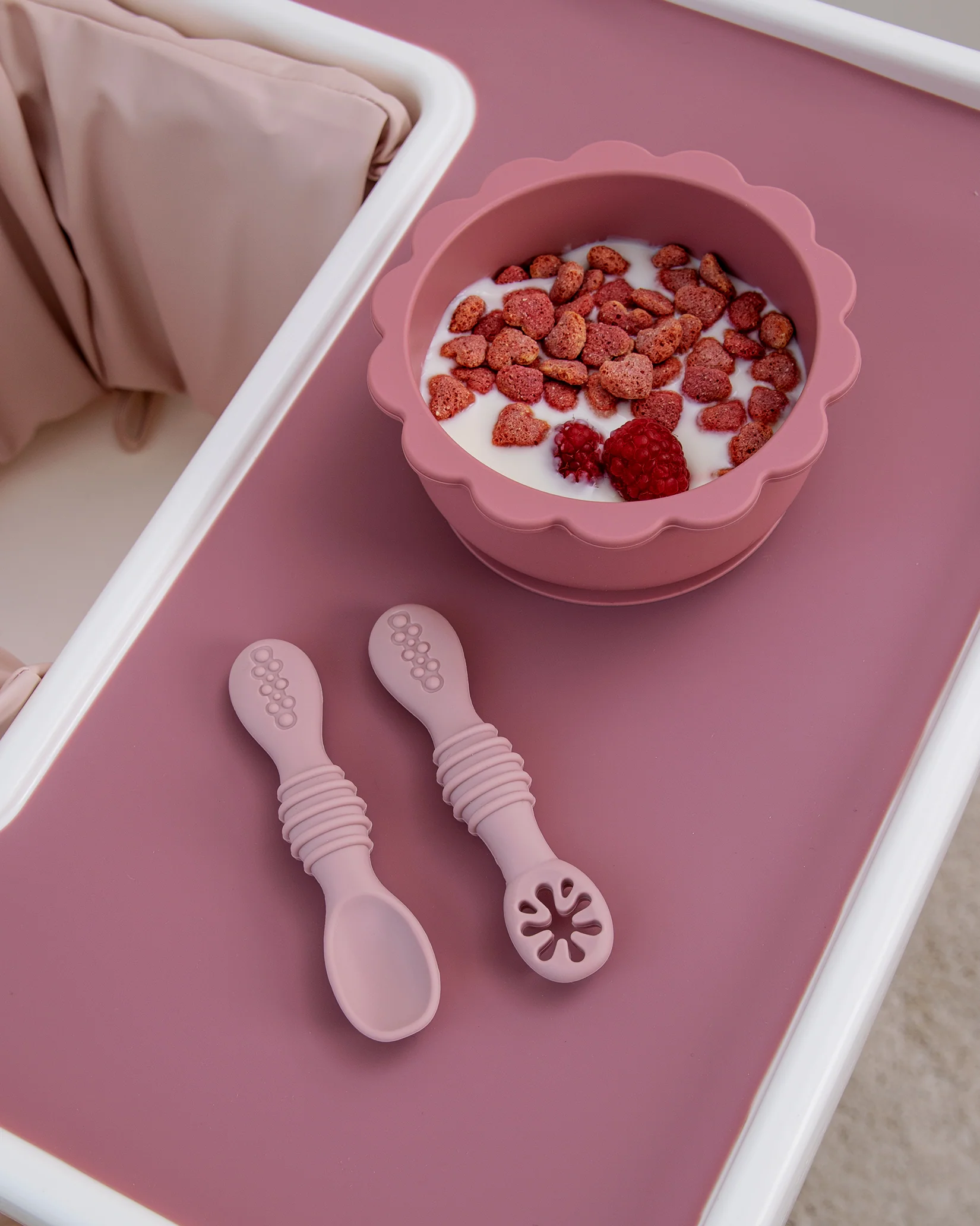 Pre-Spoon/Nybörjarsked - Blush Pink (2 st) - Image 4