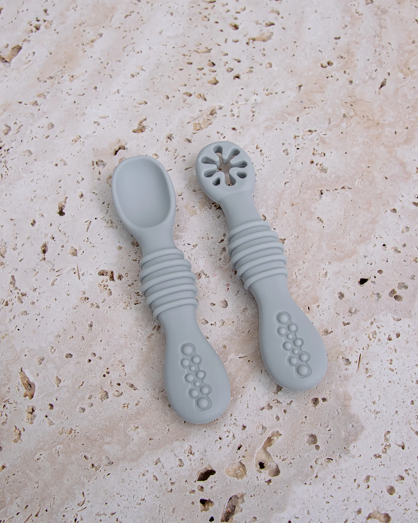 Pre-Spoon/Nybörjarsked - Light Grey (2 st) - Image 3