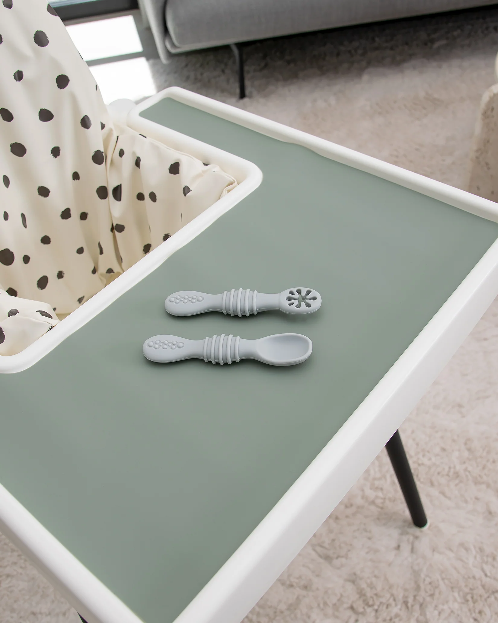 Pre-Spoon/Nybörjarsked - Light Grey (2 st) - Image 6