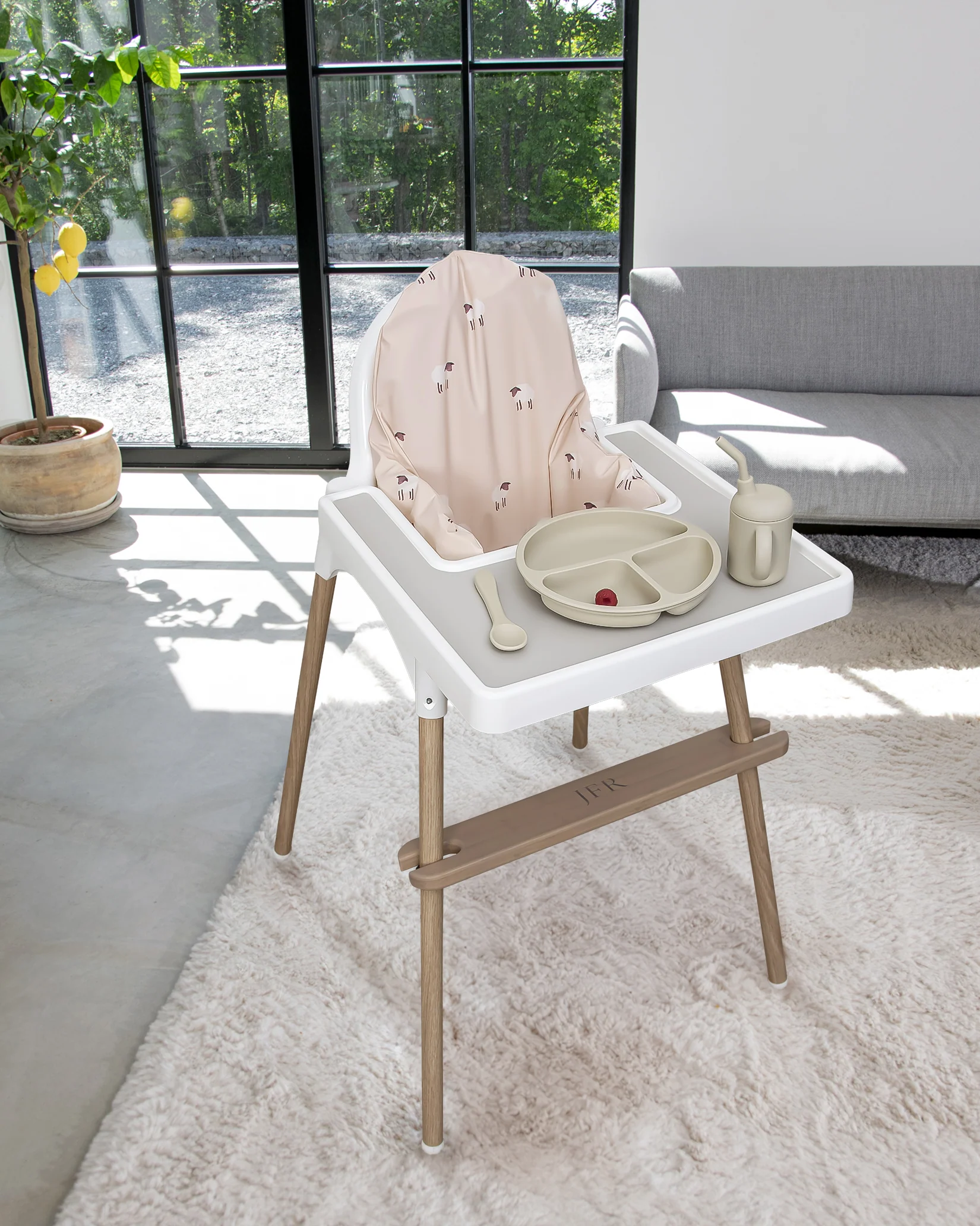 Sittkudde / Stolsdyna - Beige Lamm - IKEA Antilop