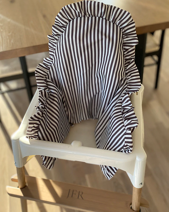 Sittkudde / Stolsdyna Med Volang - Truffle Stripes - IKEA Antilop - Image 2