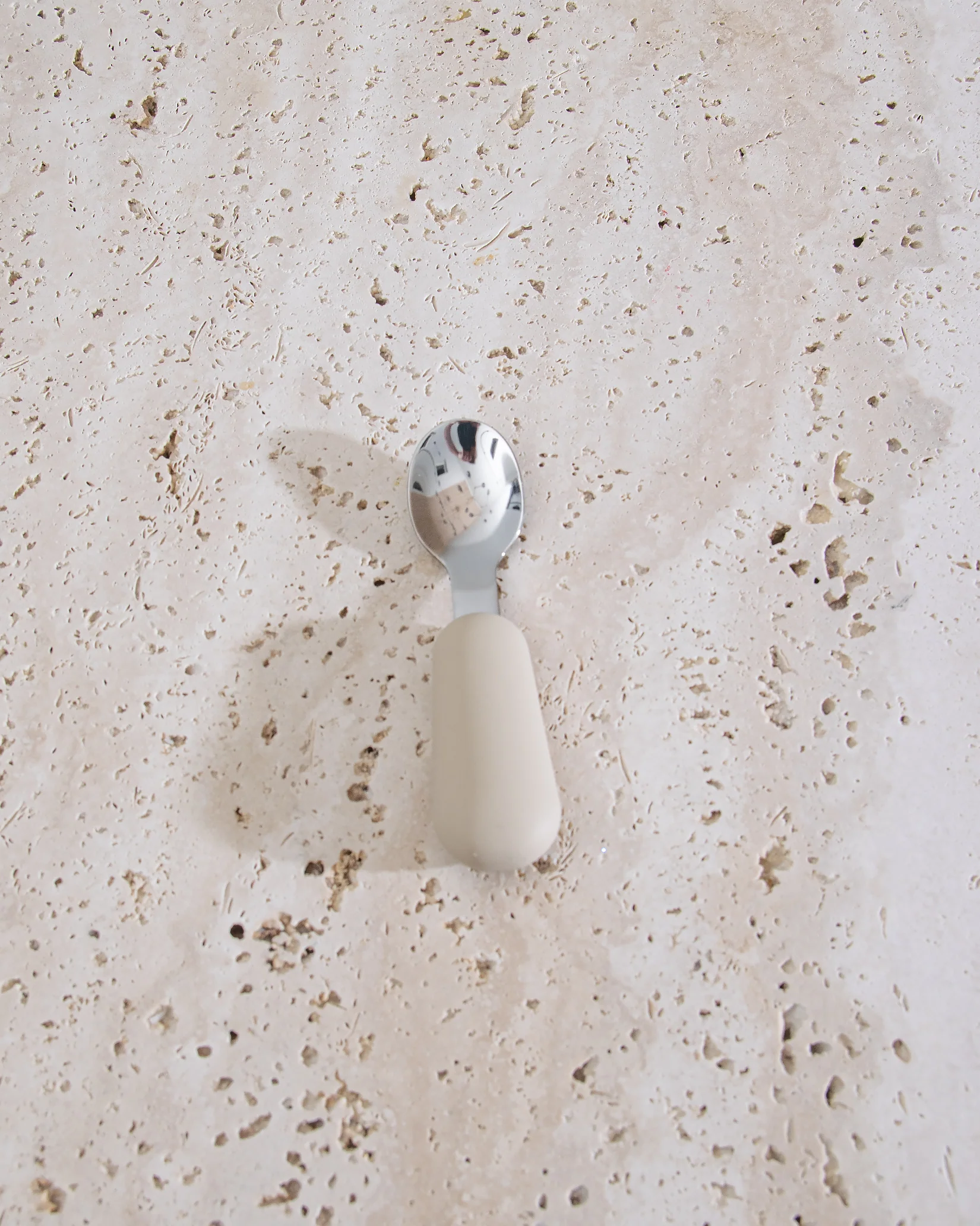 Barnsked i silikon/stål - Beige - Image 4