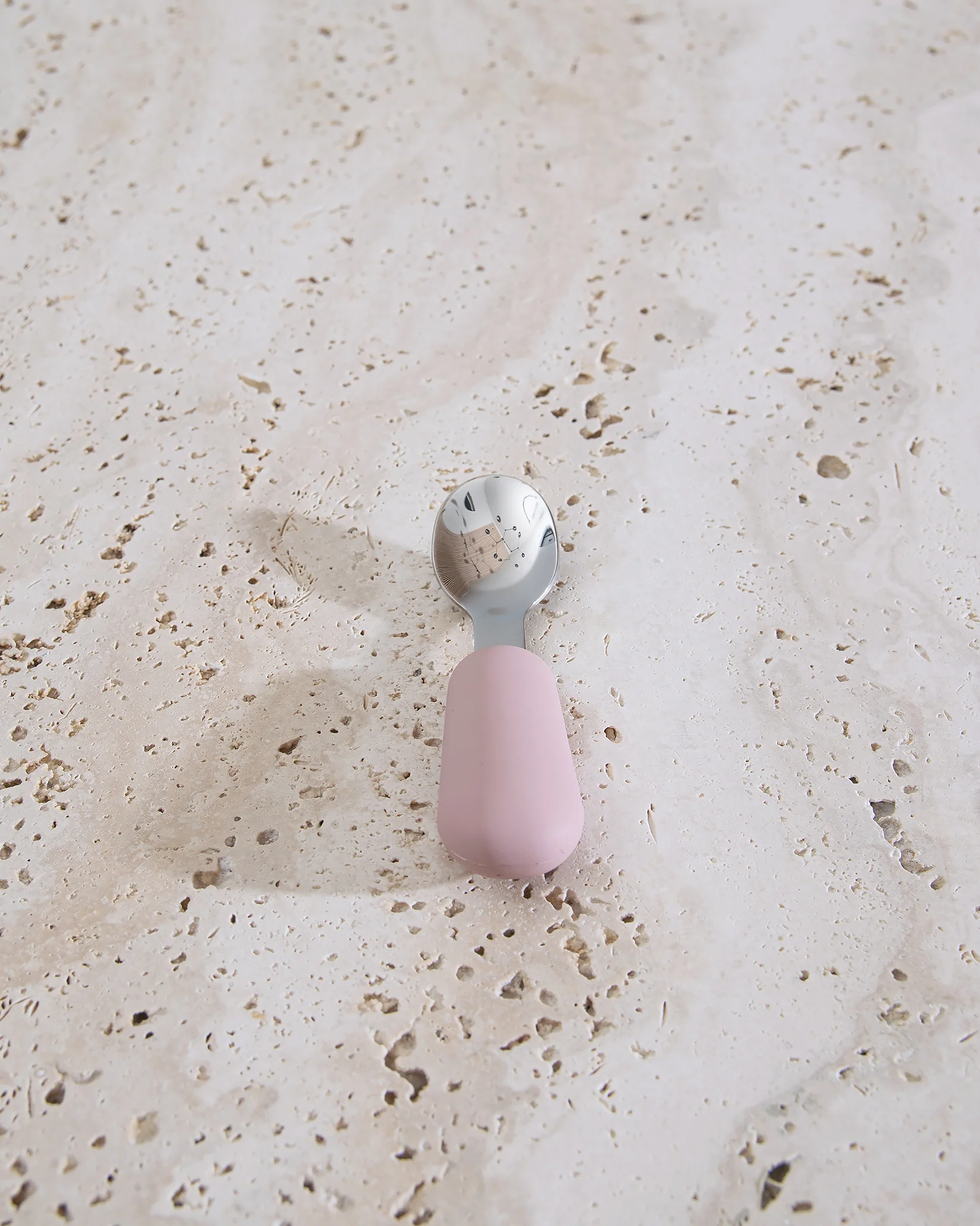 Barnsked i silikon/stål - Blush Pink - Image 7
