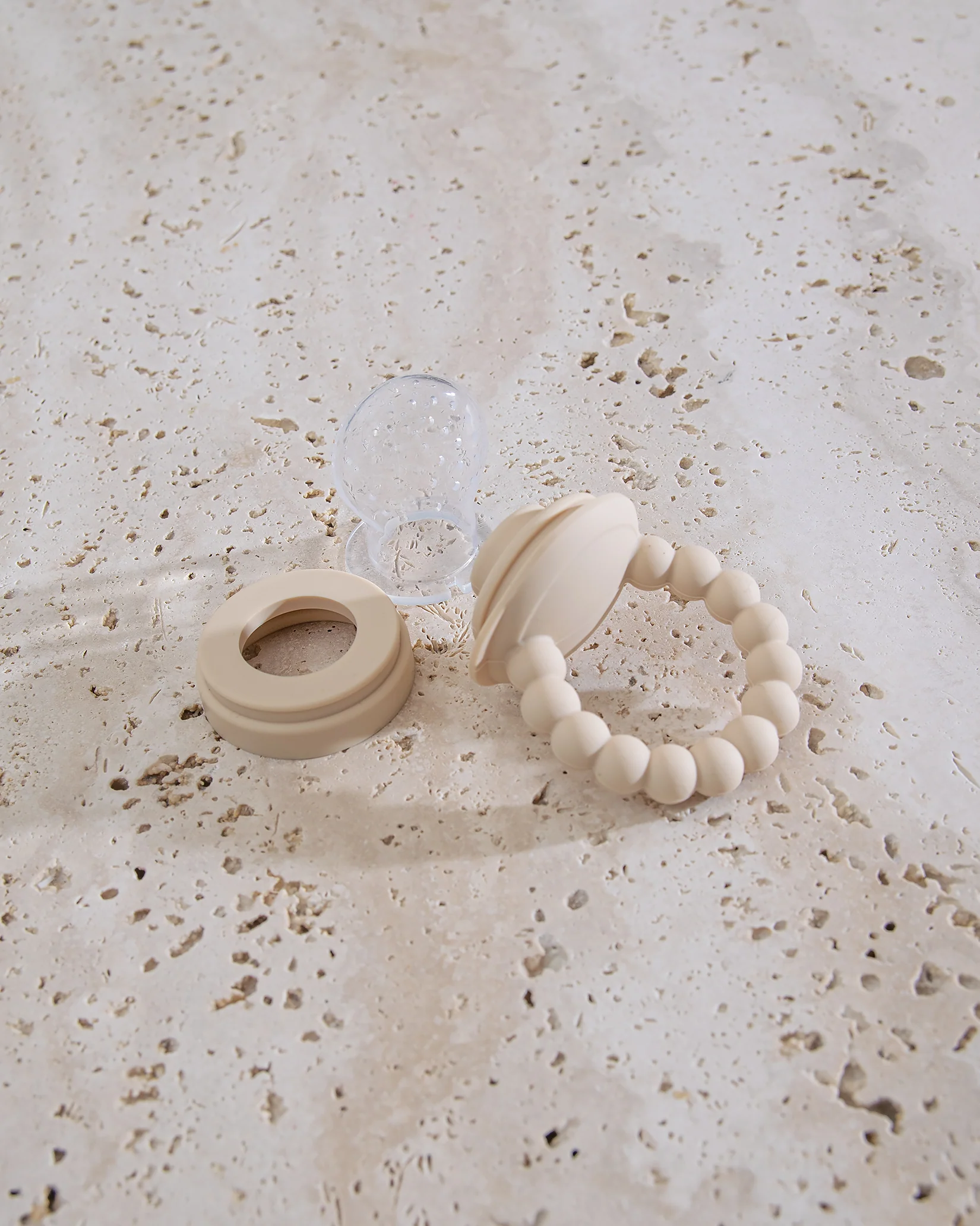 Smaknapp i silikon - Beige - Image 7