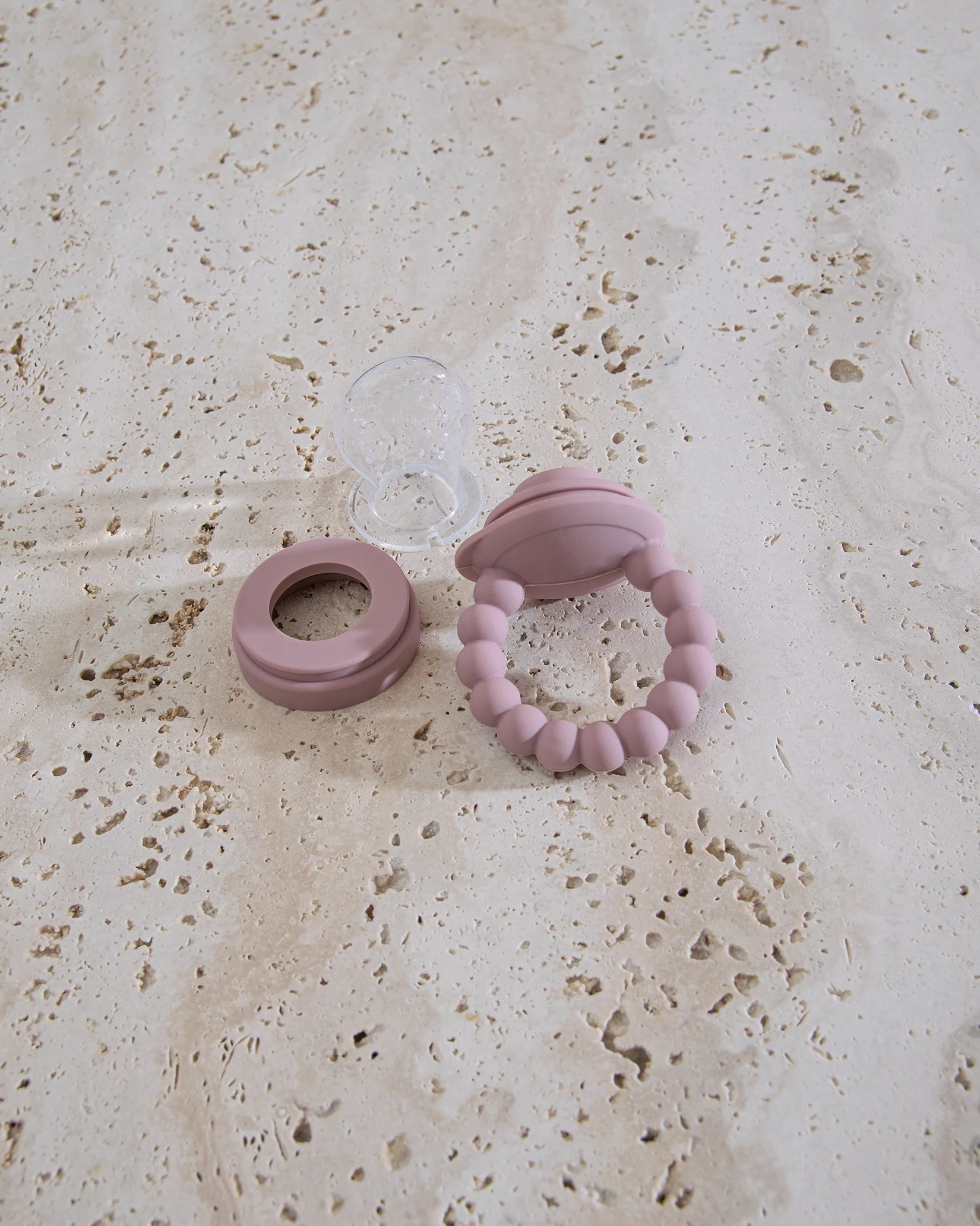 Smaknapp i silikon - Blush Pink - Image 7