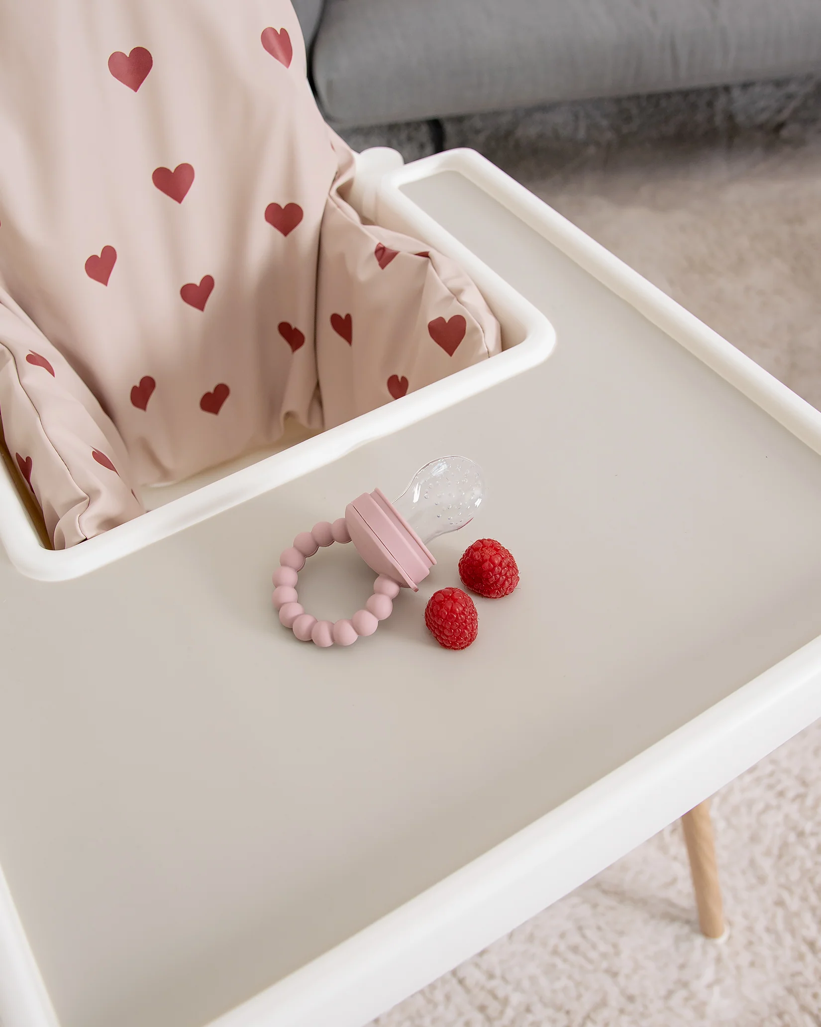 Smaknapp i silikon - Blush Pink - Image 8