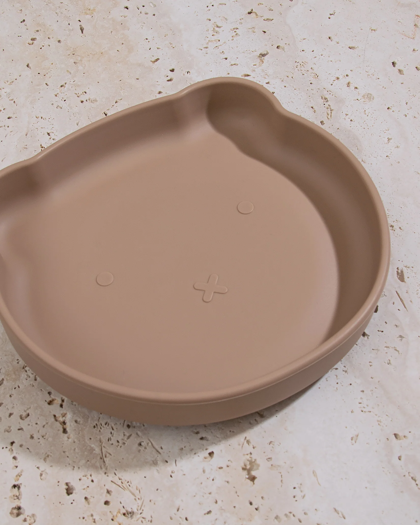 Tallrik björn i silikon- Taupe - Image 2