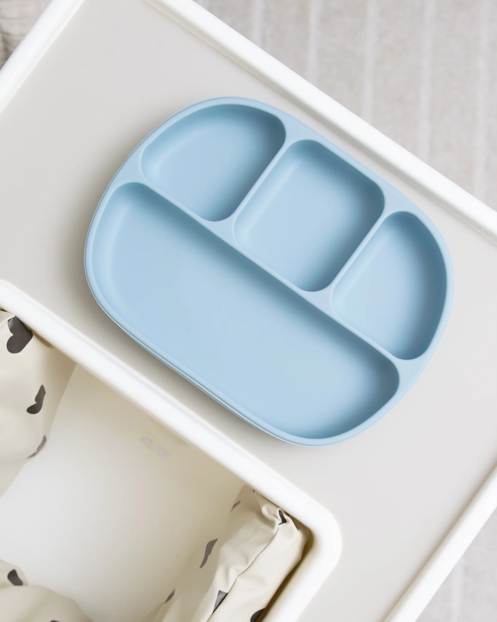 Uppdelad Barntallrik Med 4 Fack - Light Blue - Image 2