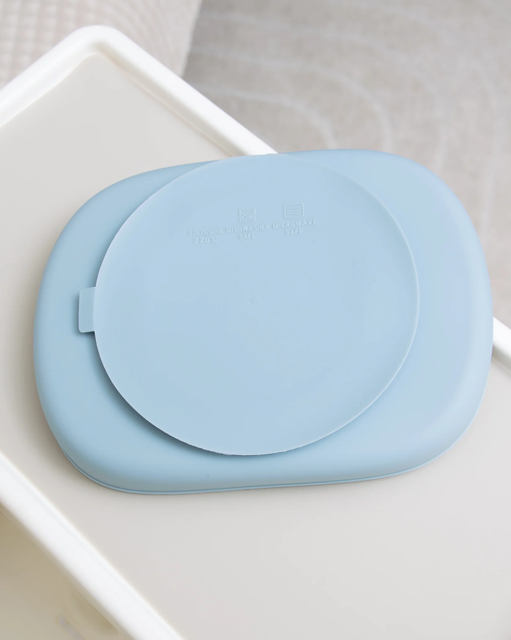 Uppdelad Barntallrik Med 4 Fack - Light Blue - Image 3