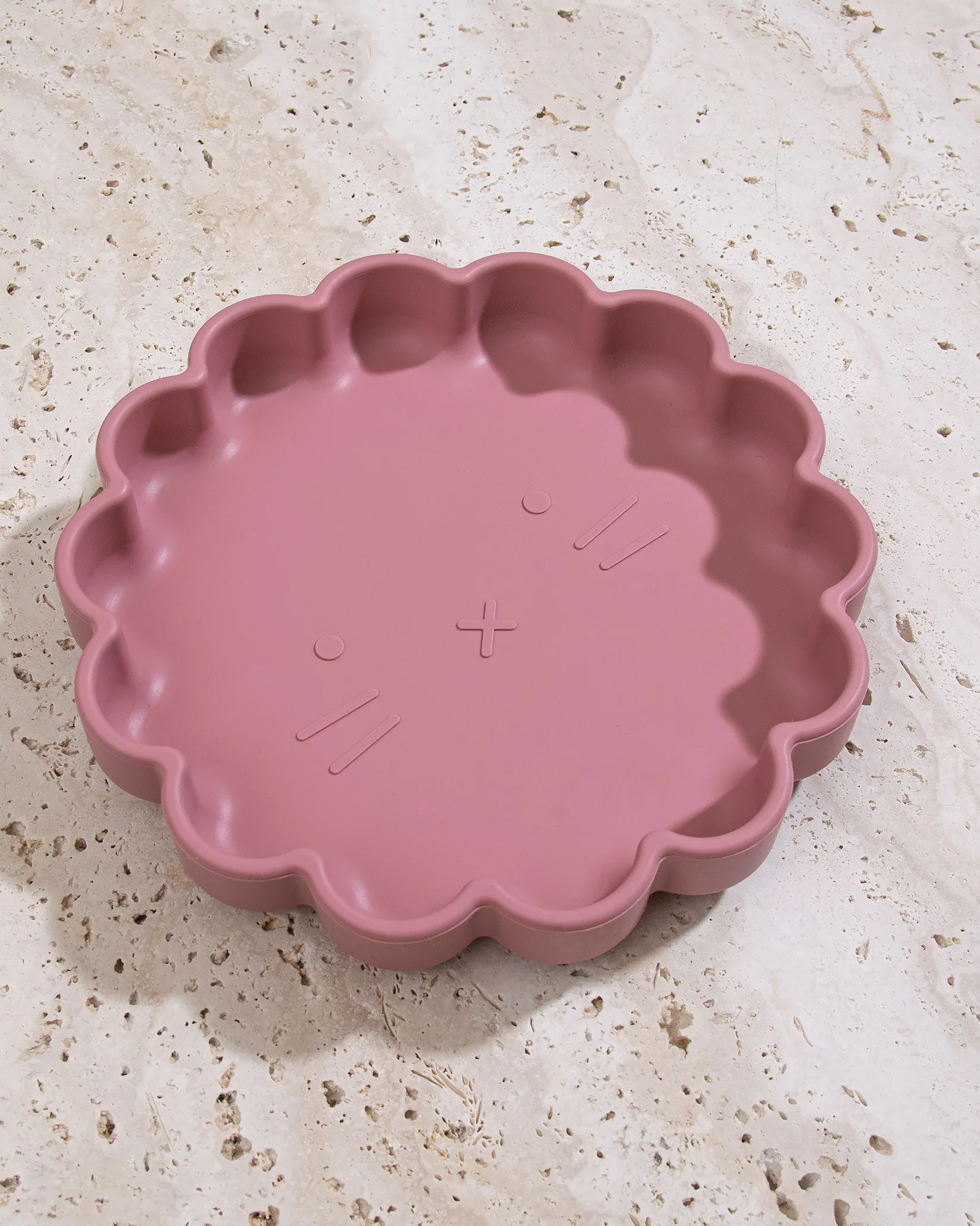Vågig Tallrik - Dusty Pink - Image 5